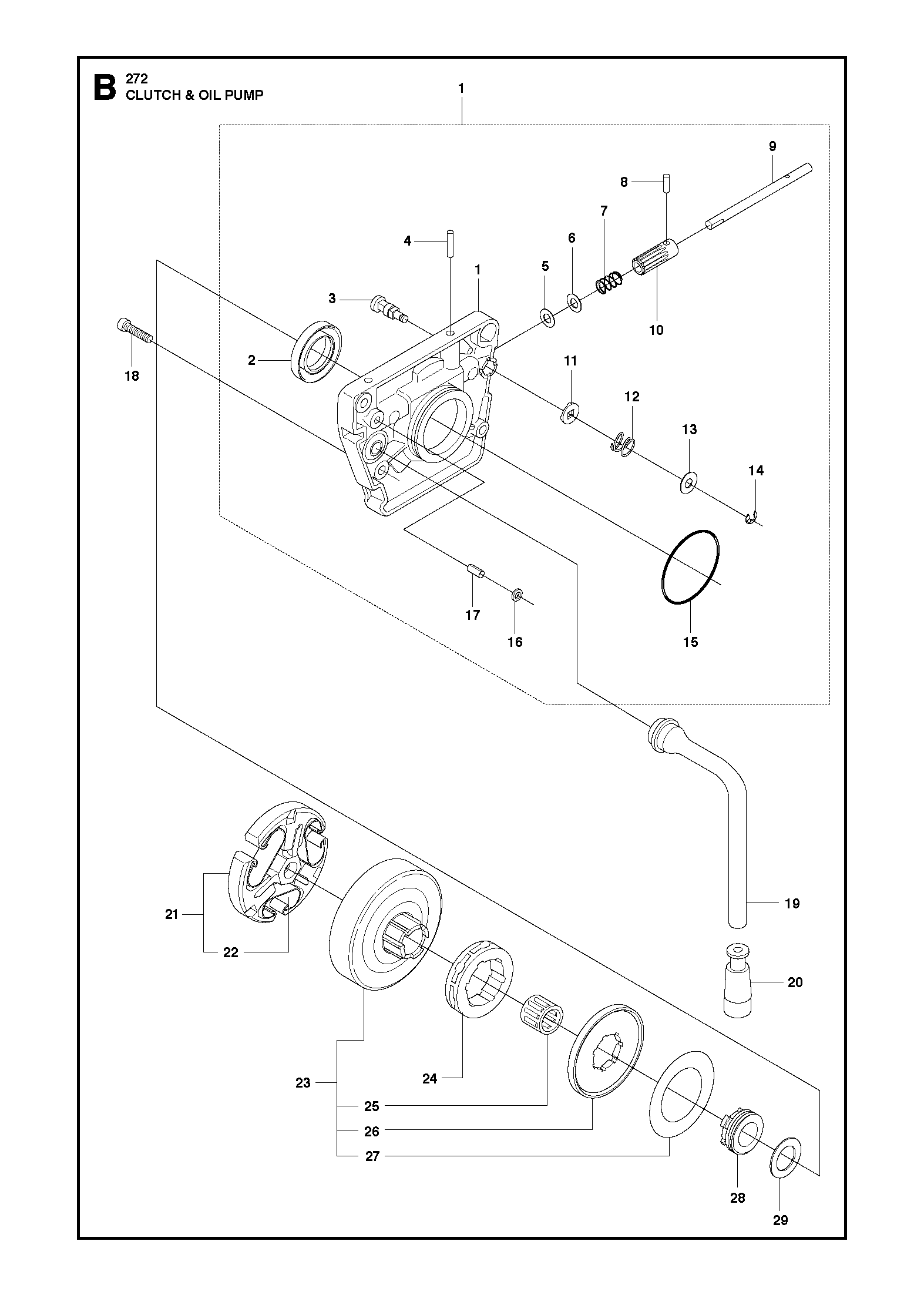 EMBRAYAGE ET POMPE À HUILE
