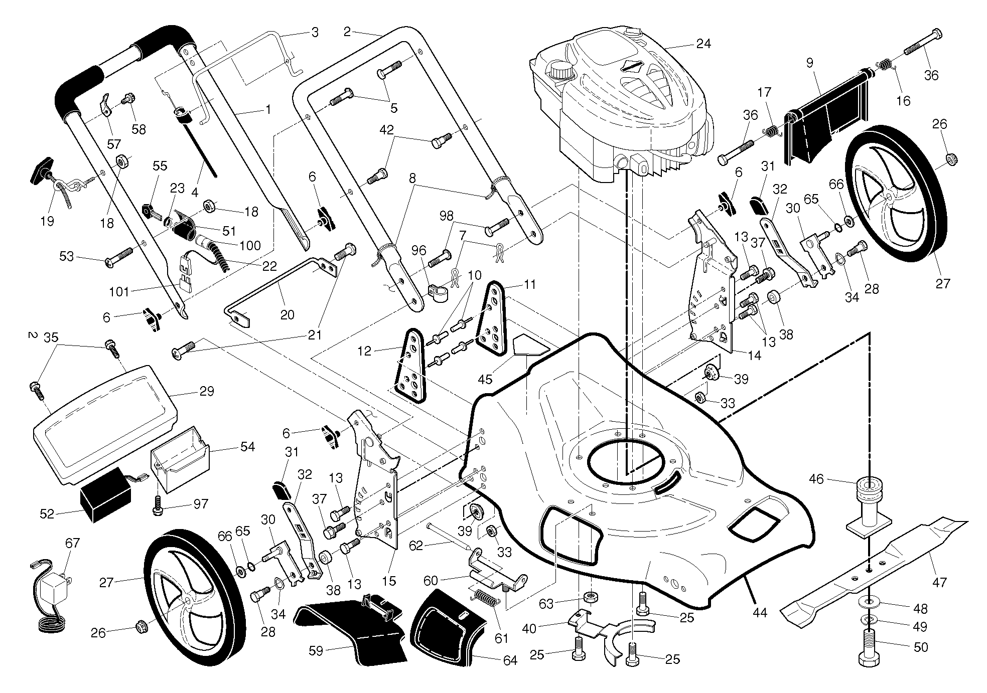 RAHMEN UND MOTOR