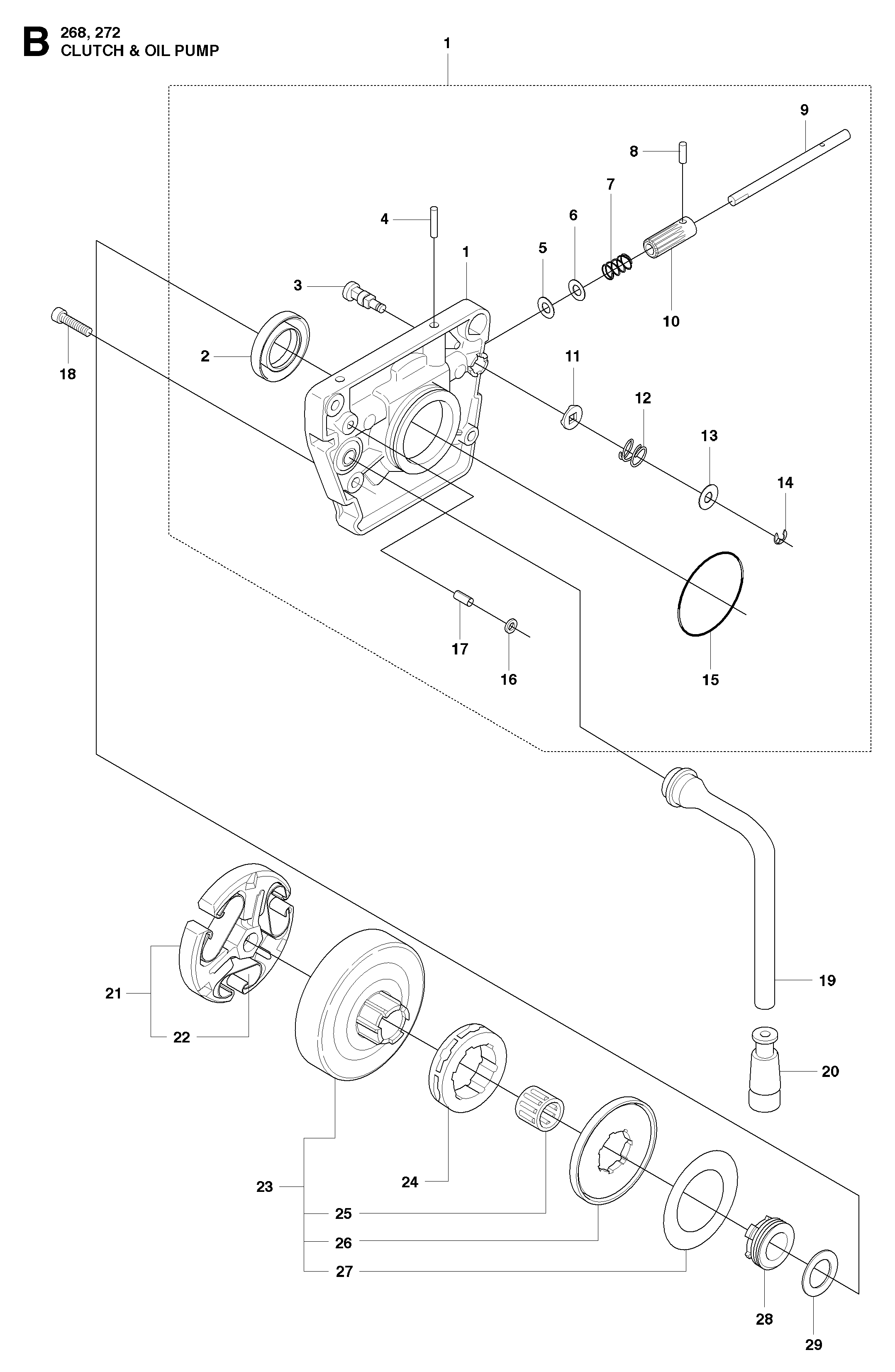 EMBRAYAGE ET POMPE À HUILE