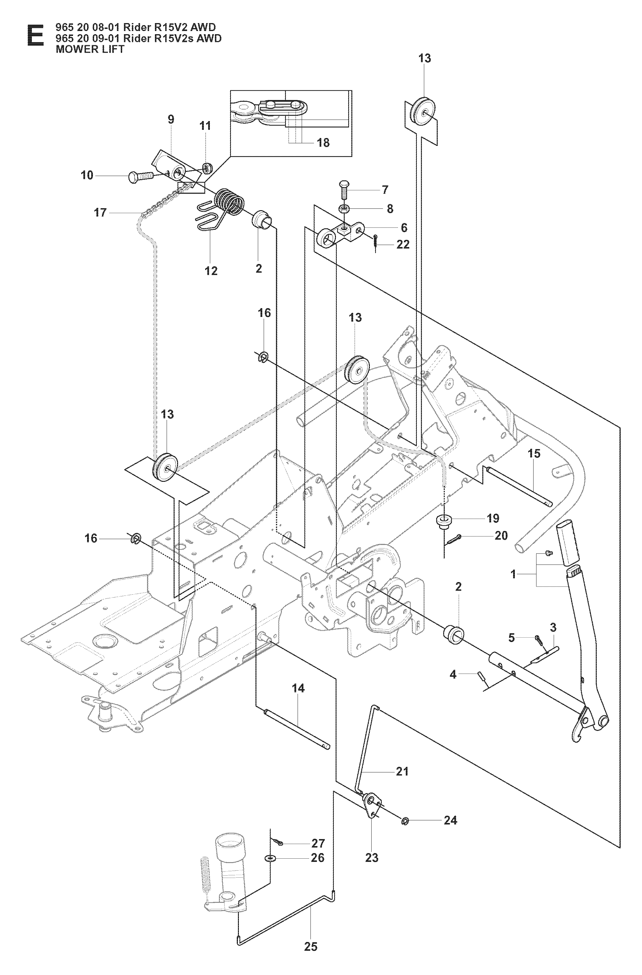 Rasenmäherlift / Decklift