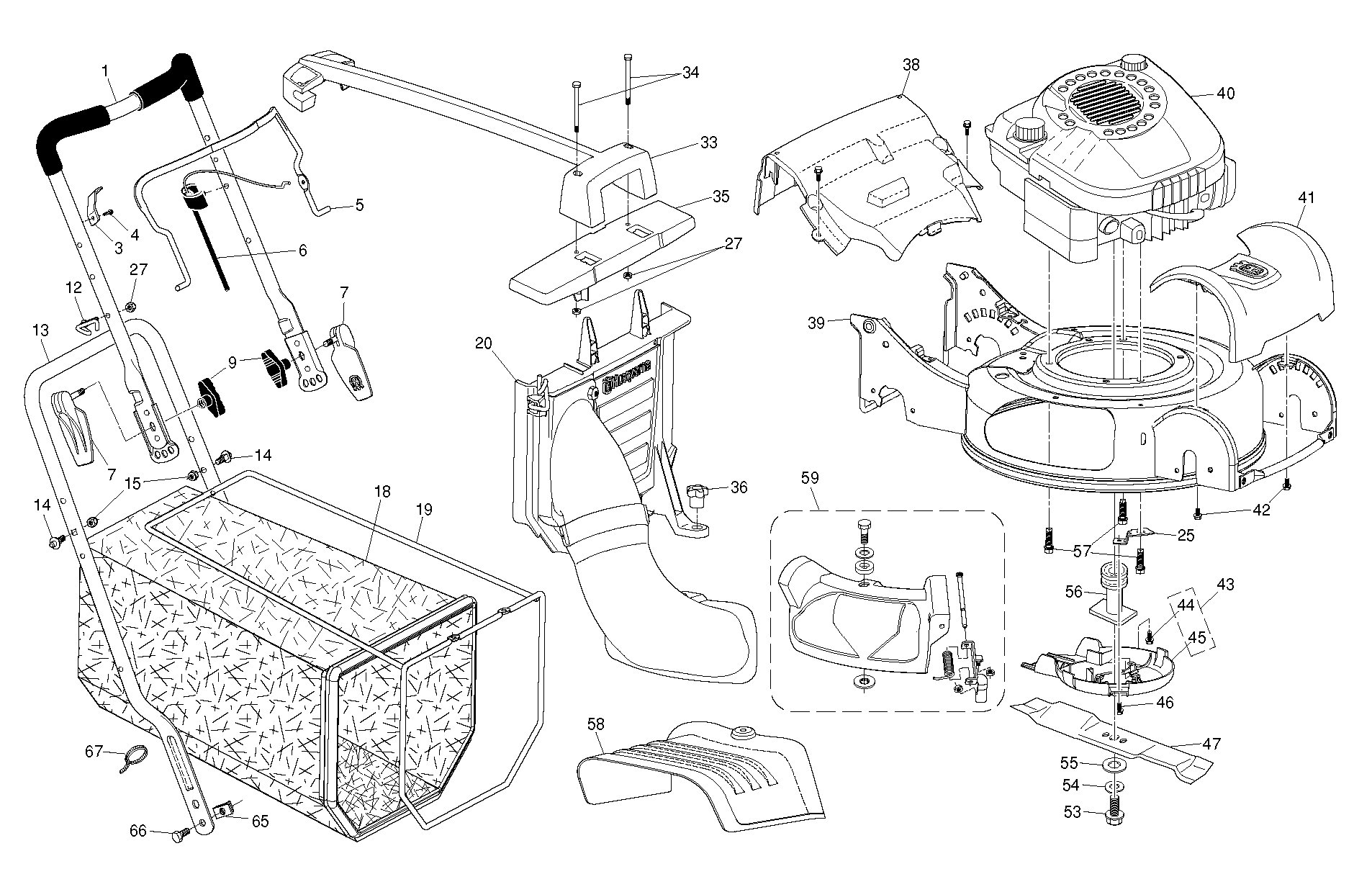 HANDLE & ENGINE