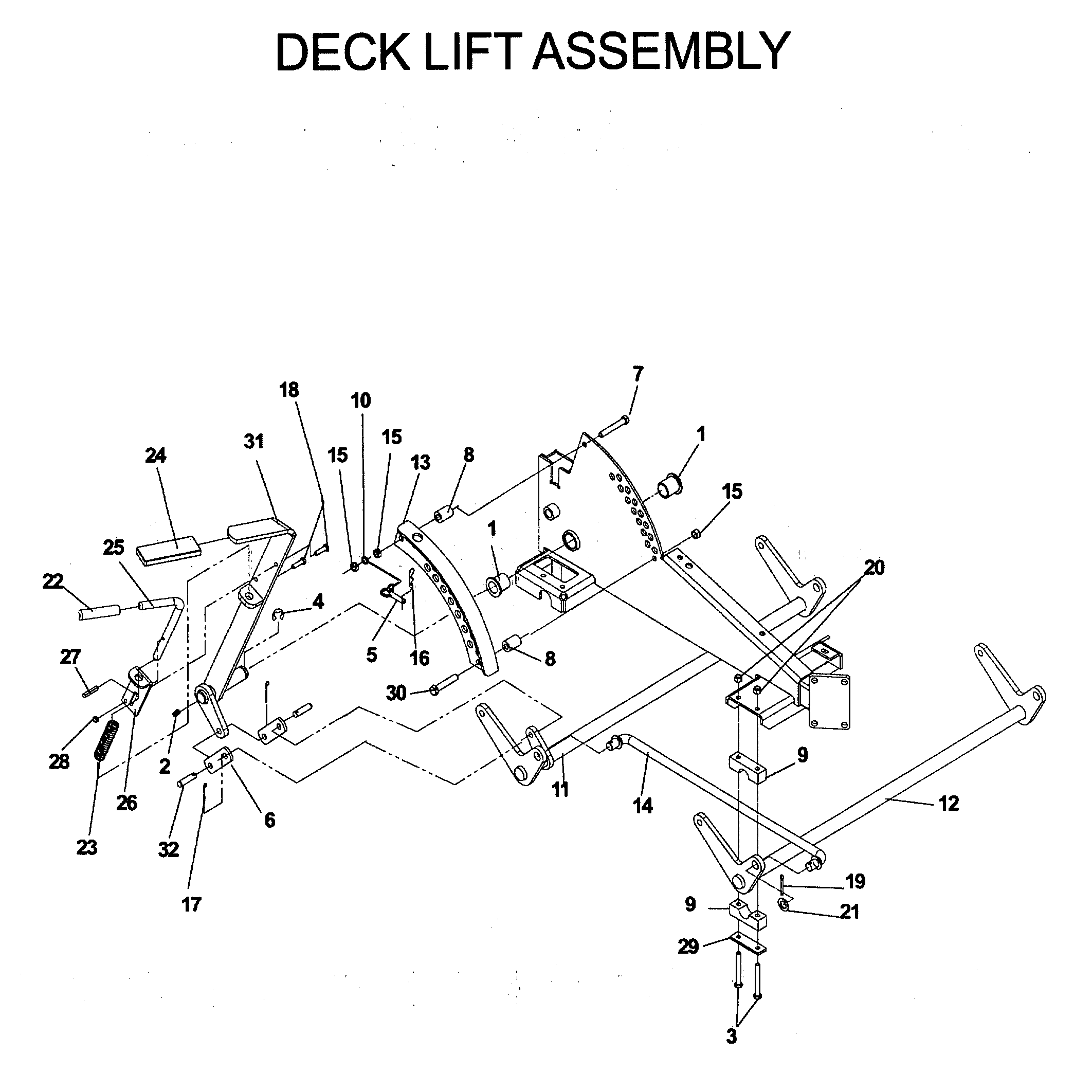 Rasenmäherlift / Decklift