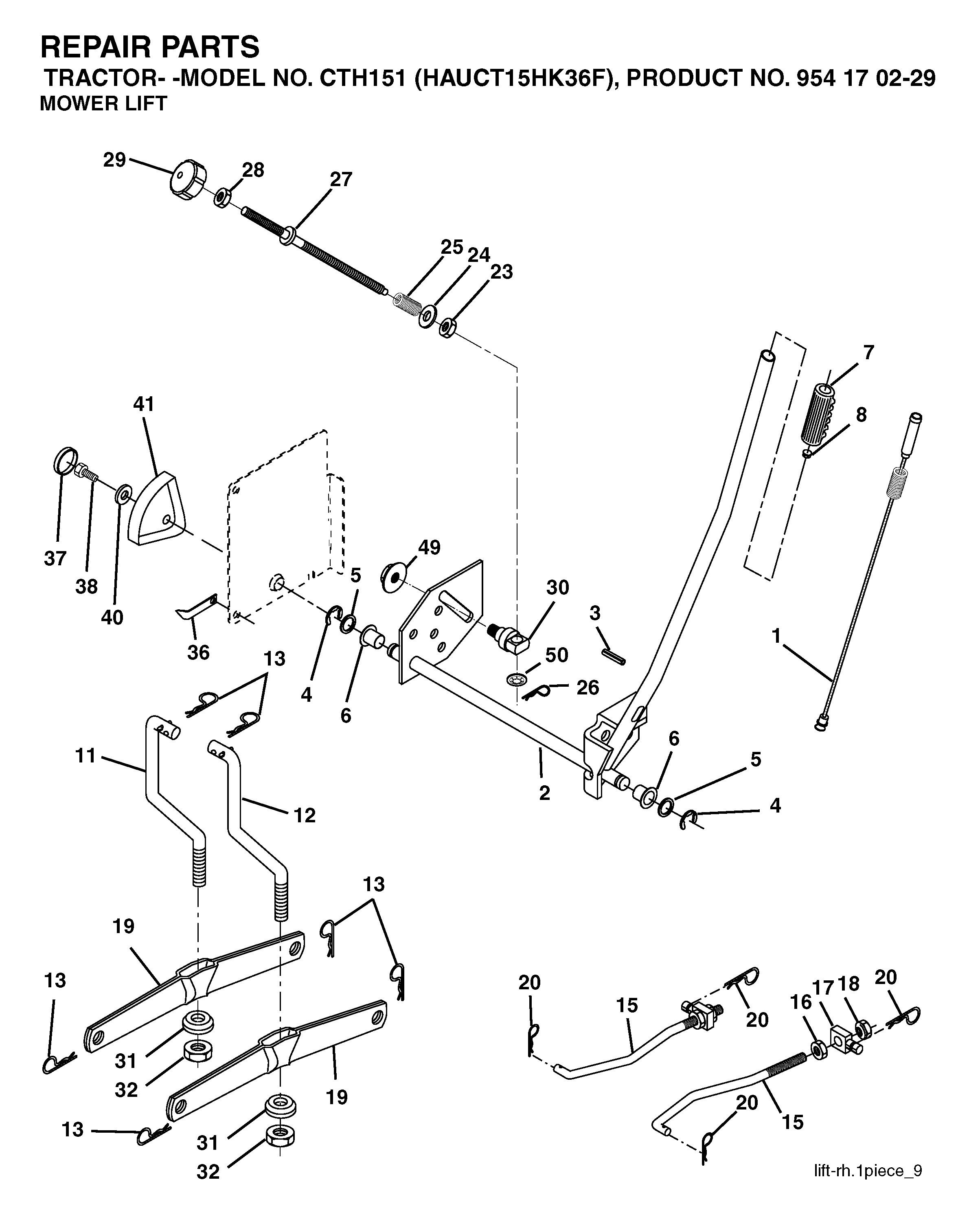 Rasenmäherlift / Decklift