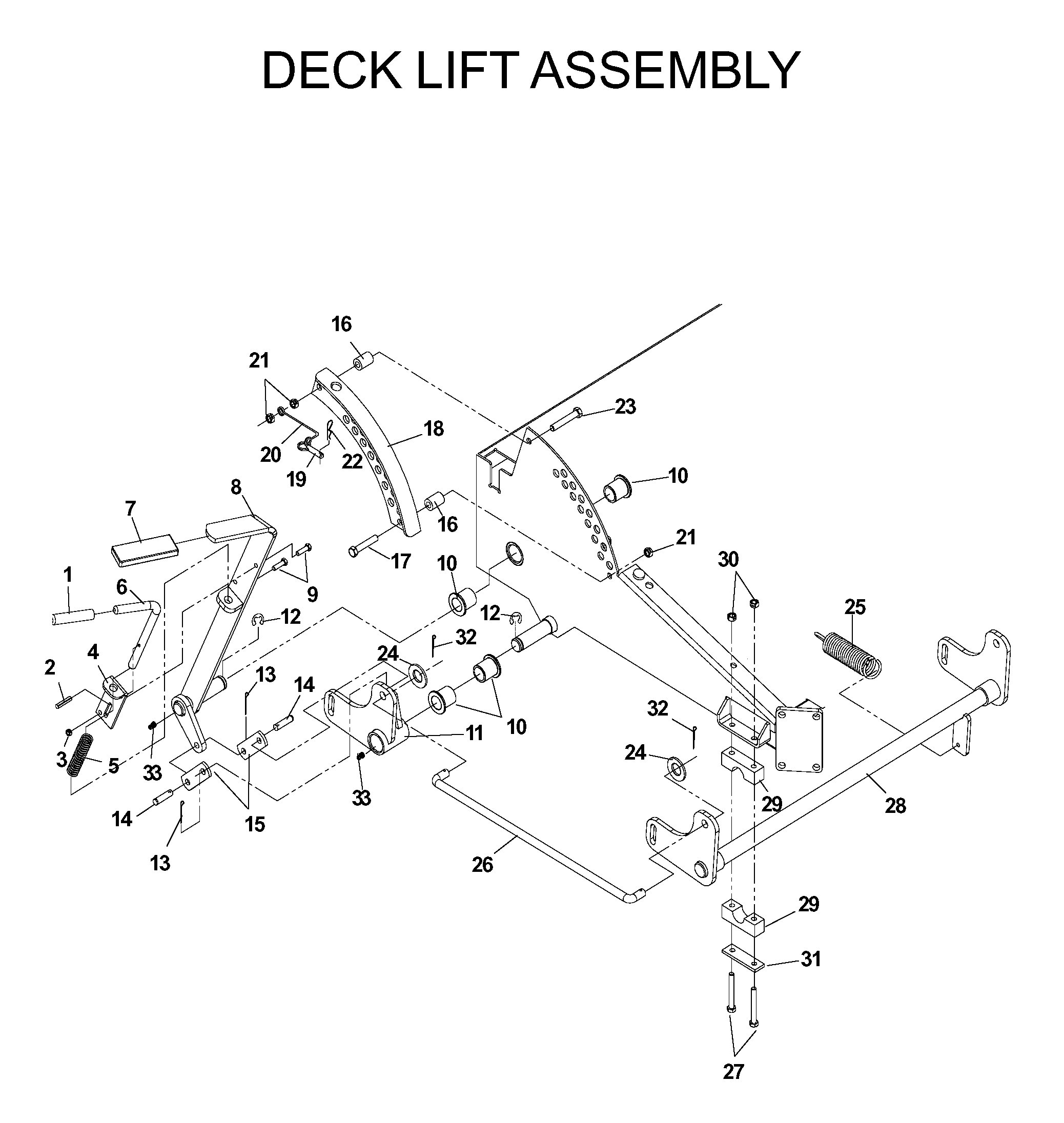 Rasenmäherlift / Decklift