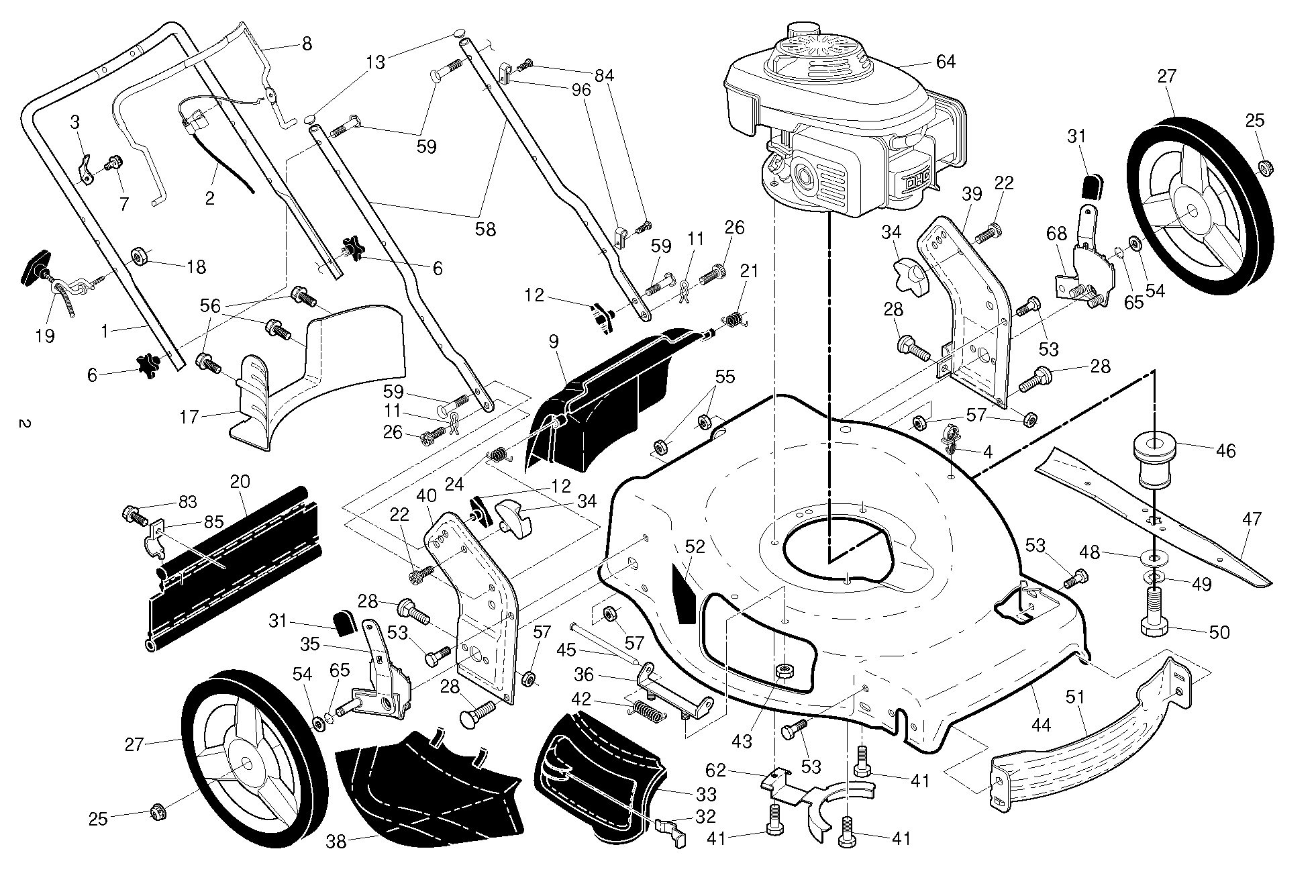 RAHMEN UND MOTOR