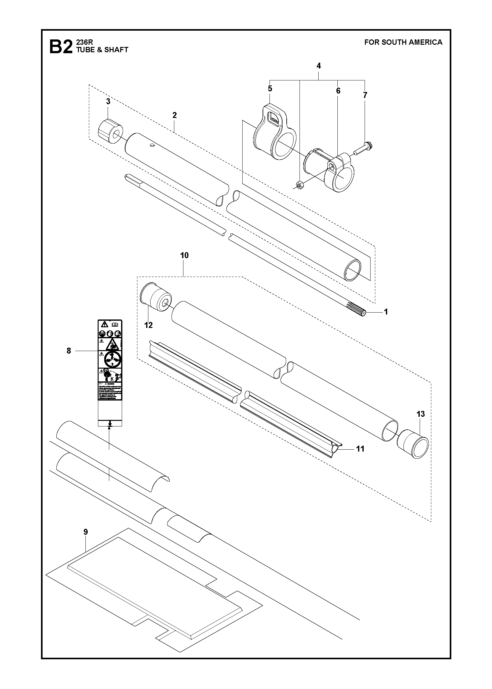TUBE & SHAFT for South America