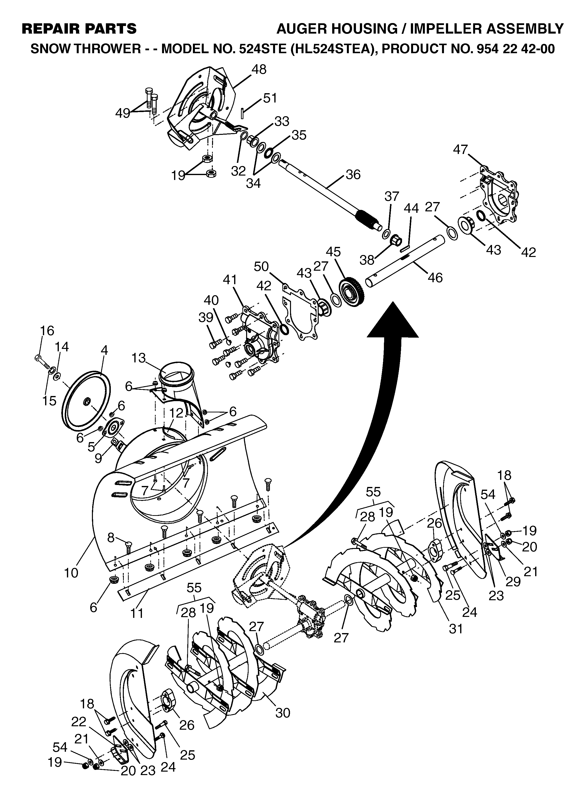 CARTER FRESA E TURBINA