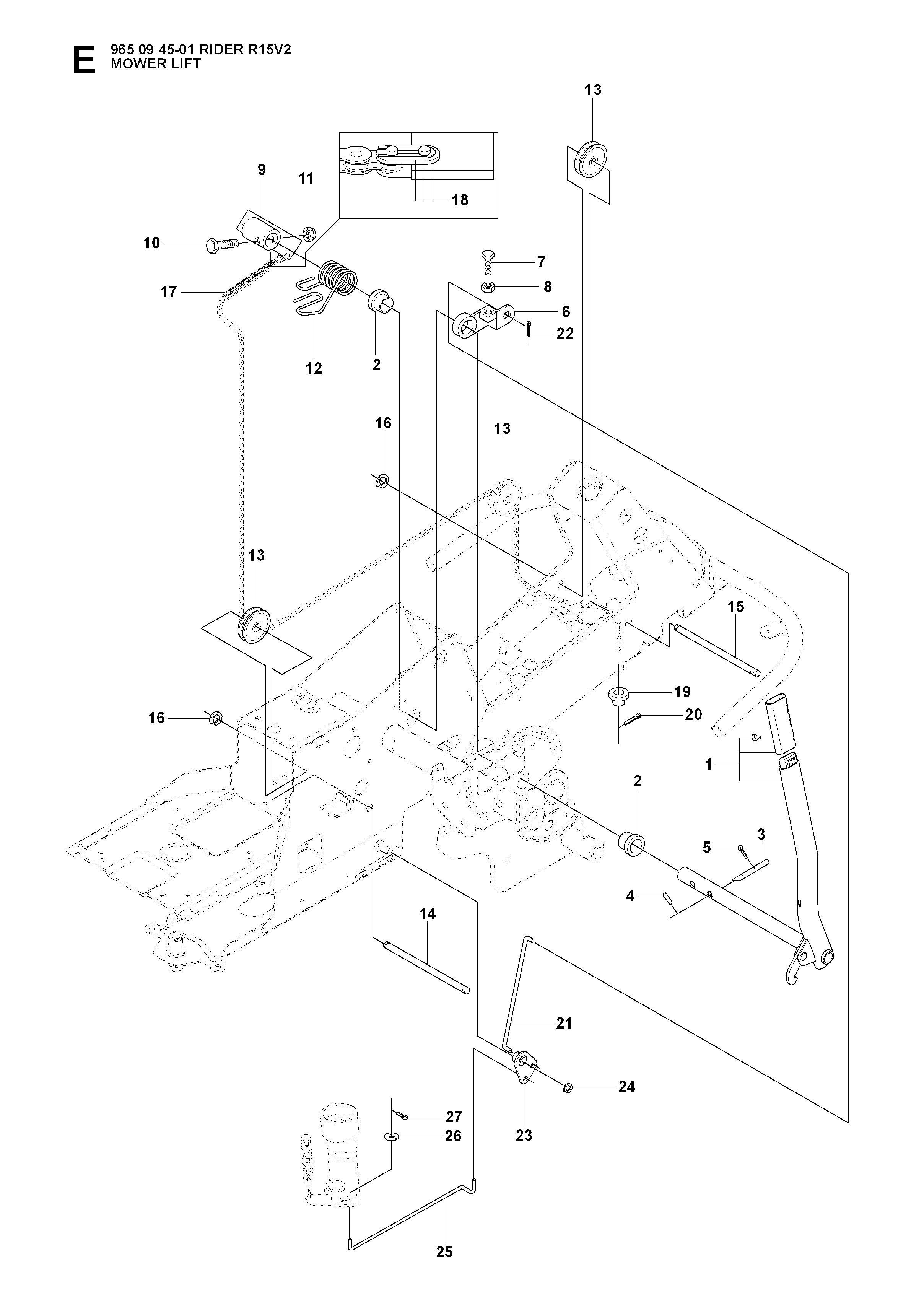 Rasenmäherlift / Decklift