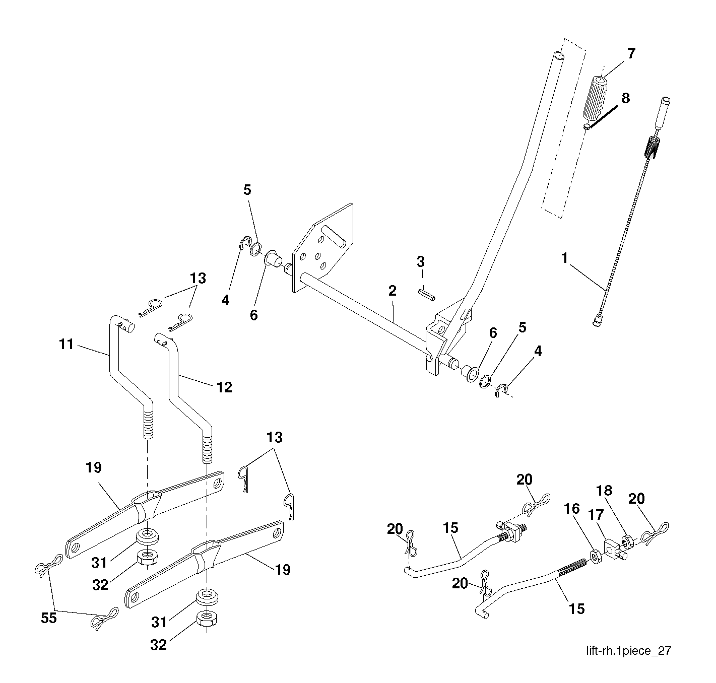 Rasenmäherlift / Decklift