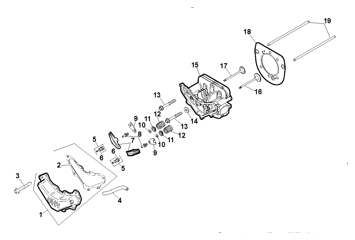 CYLINDER HEAD, VALVE, BREATHER