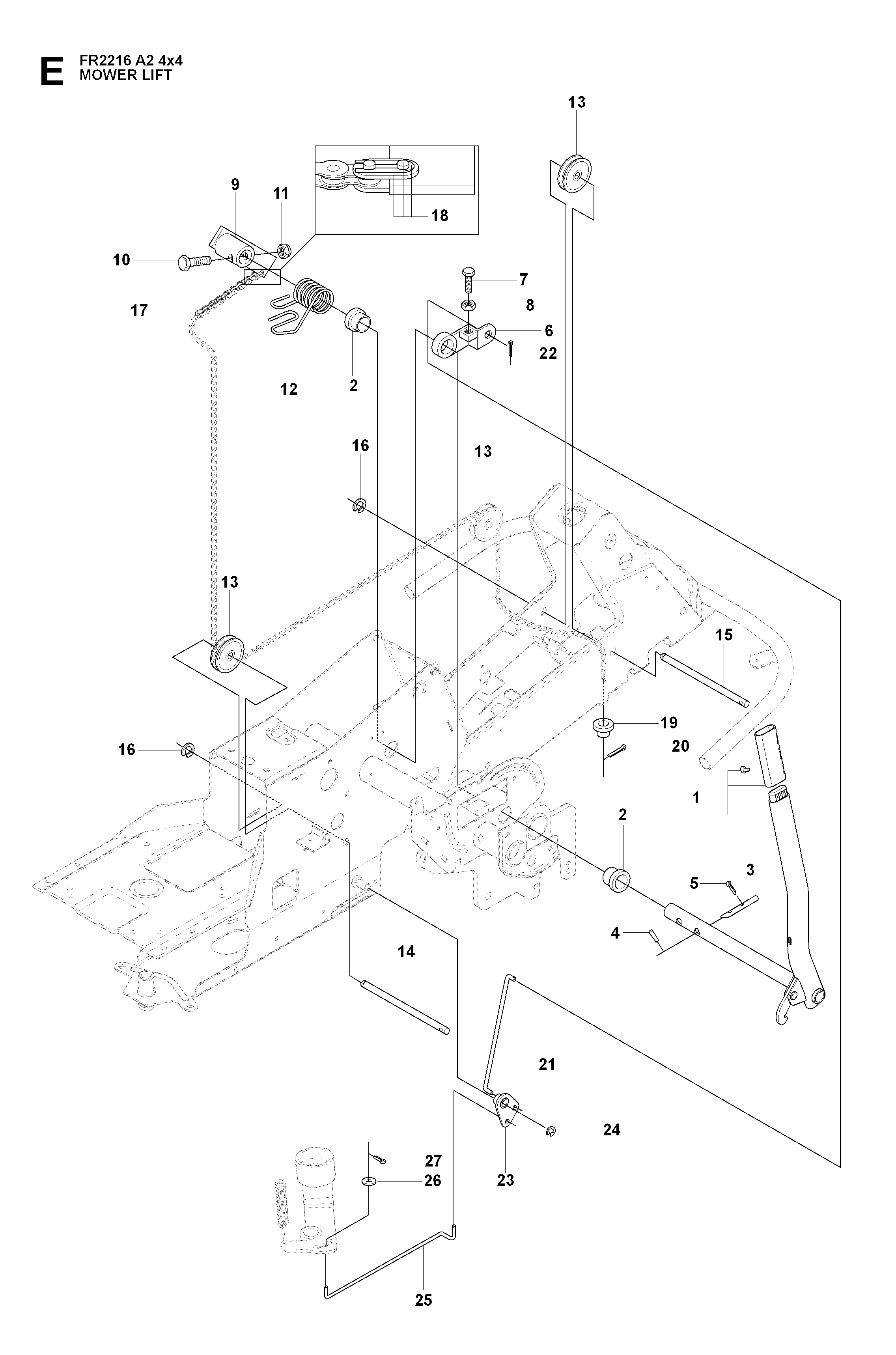 Rasenmäherlift / Decklift