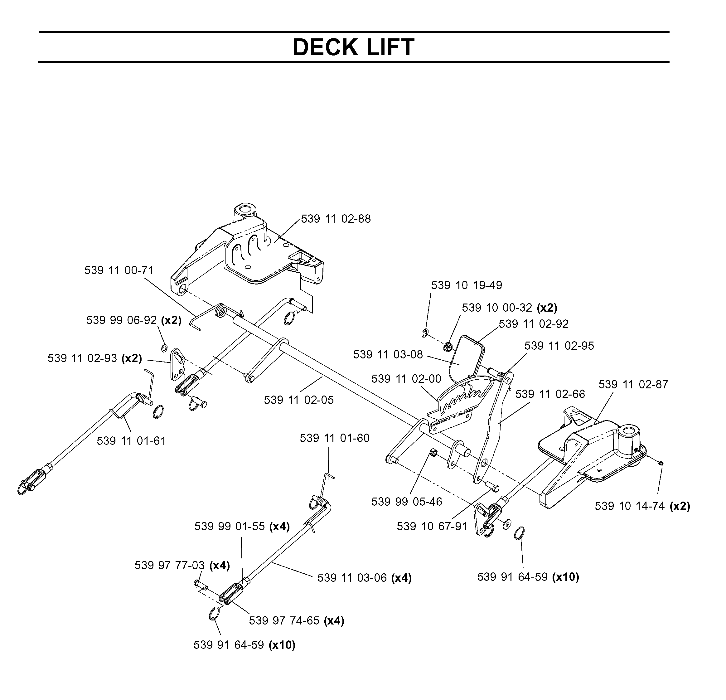 Rasenmäherlift / Decklift