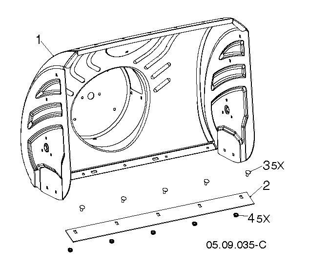 CARTER FRESA E TURBINA
