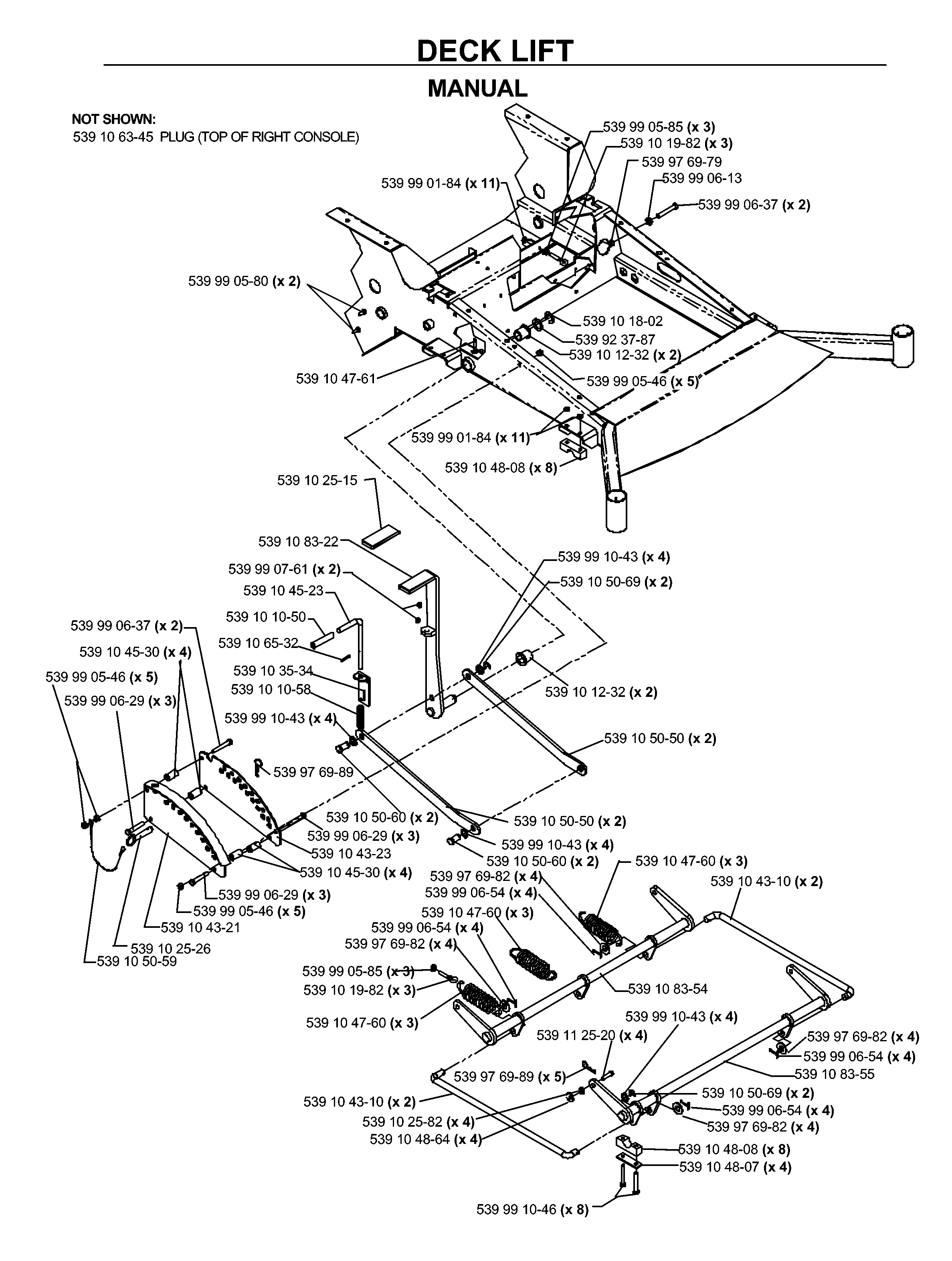Rasenmäherlift / Decklift