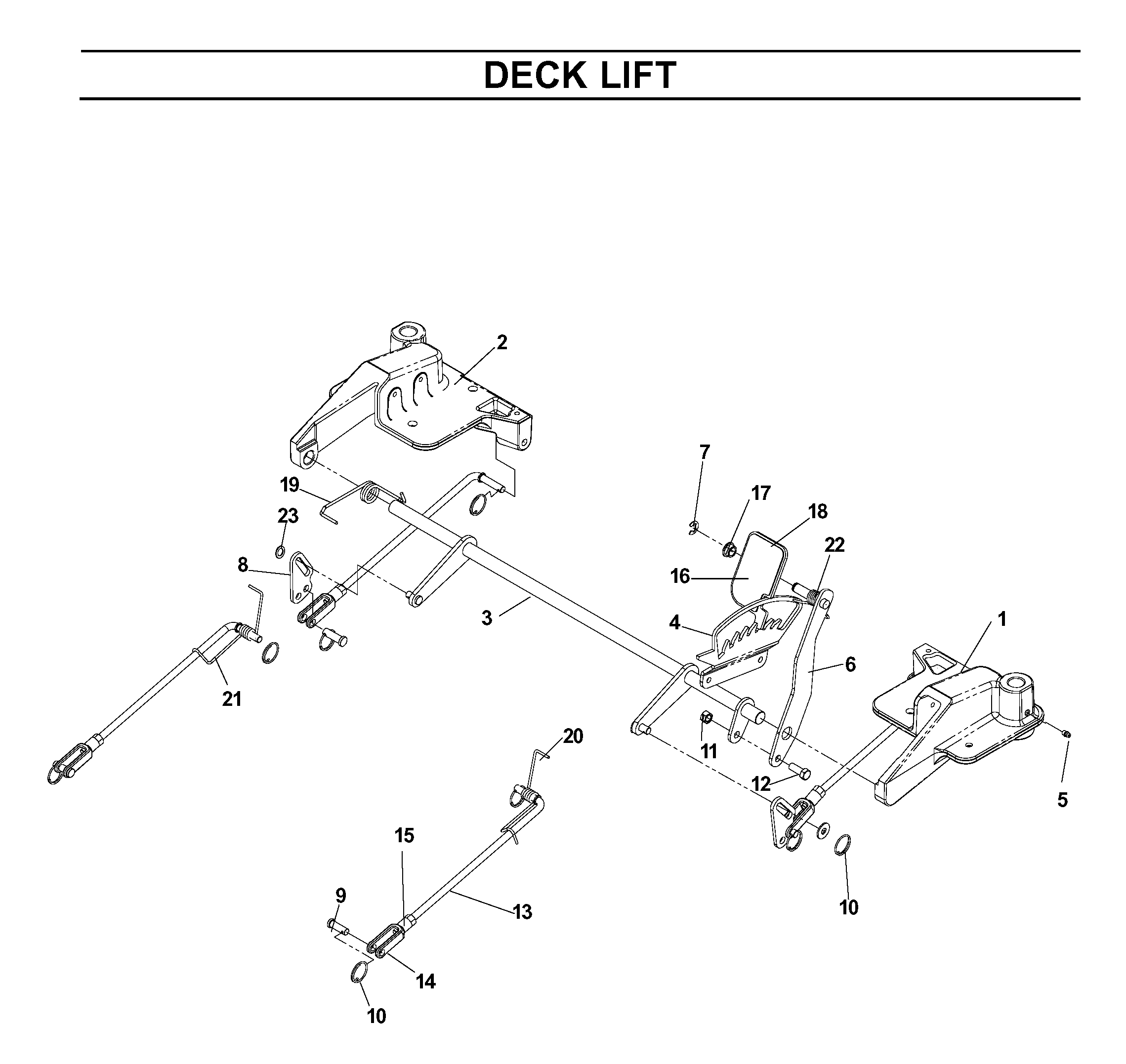 Rasenmäherlift / Decklift