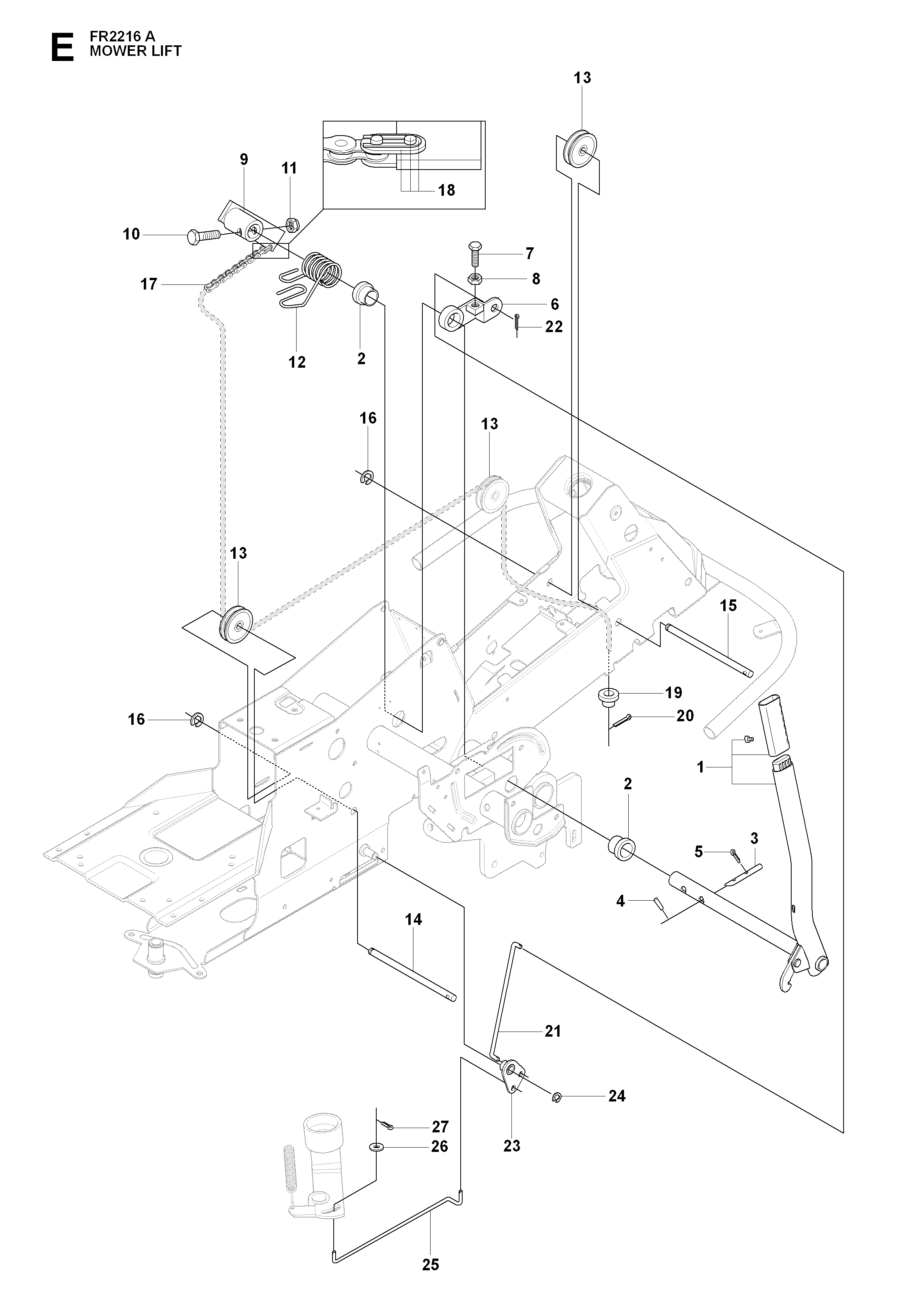 Rasenmäherlift / Decklift