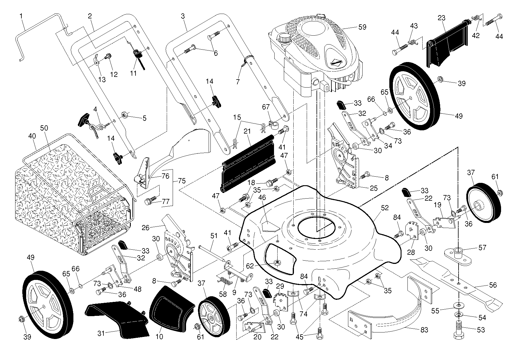 RAHMEN UND MOTOR