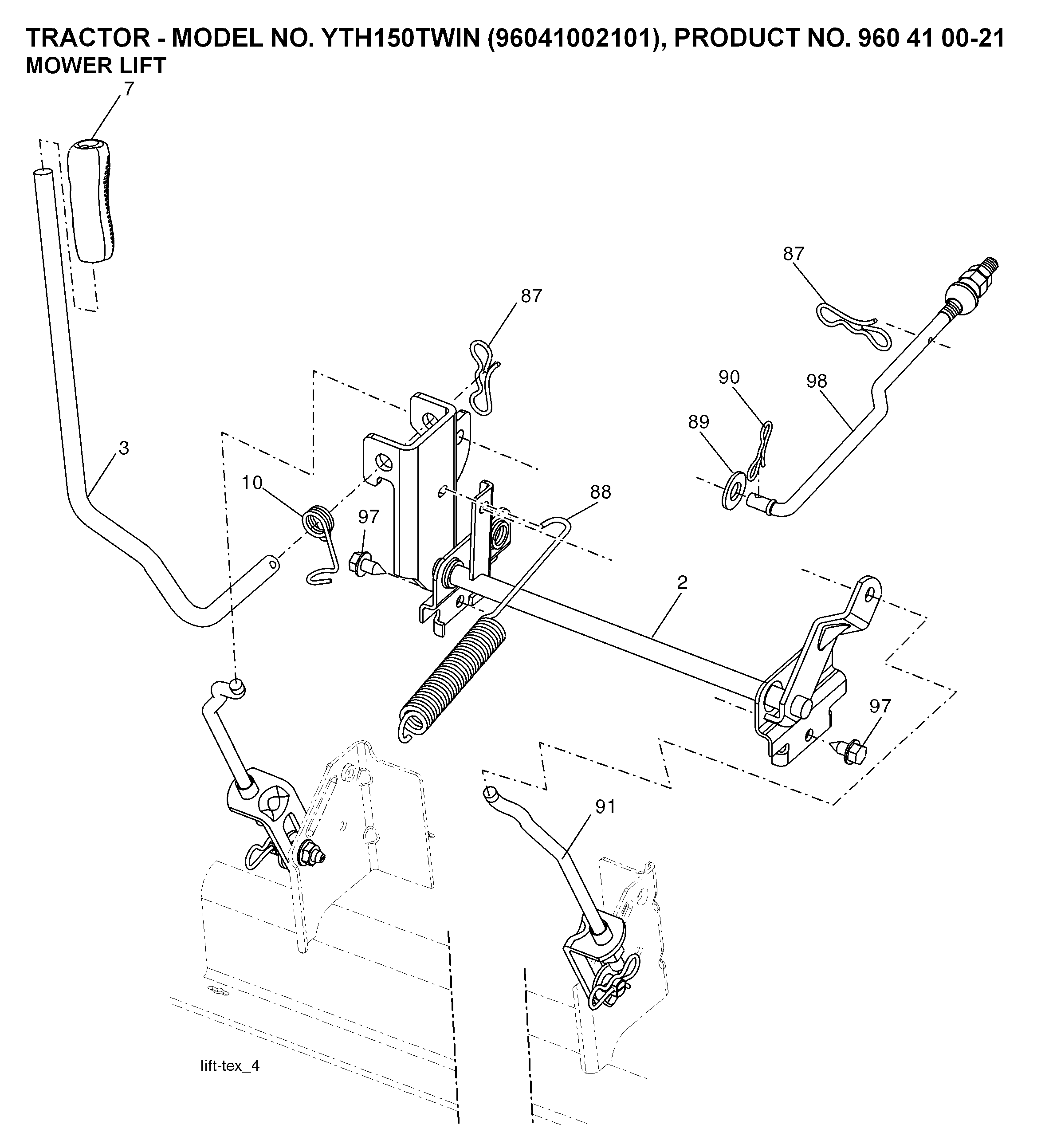 Rasenmäherlift / Decklift