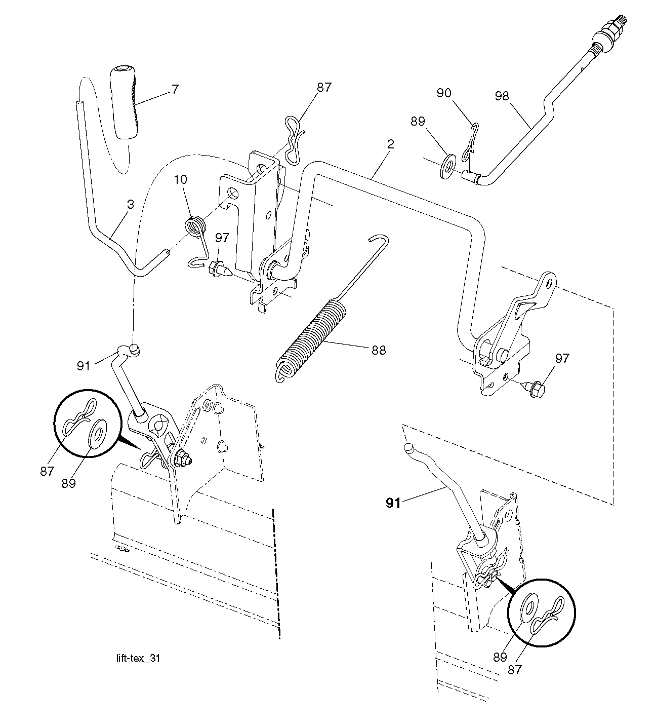 ÉLÉVATEUR DE TONDEUSE À GAZON / ÉLÉVATEUR DE PLATEFORME