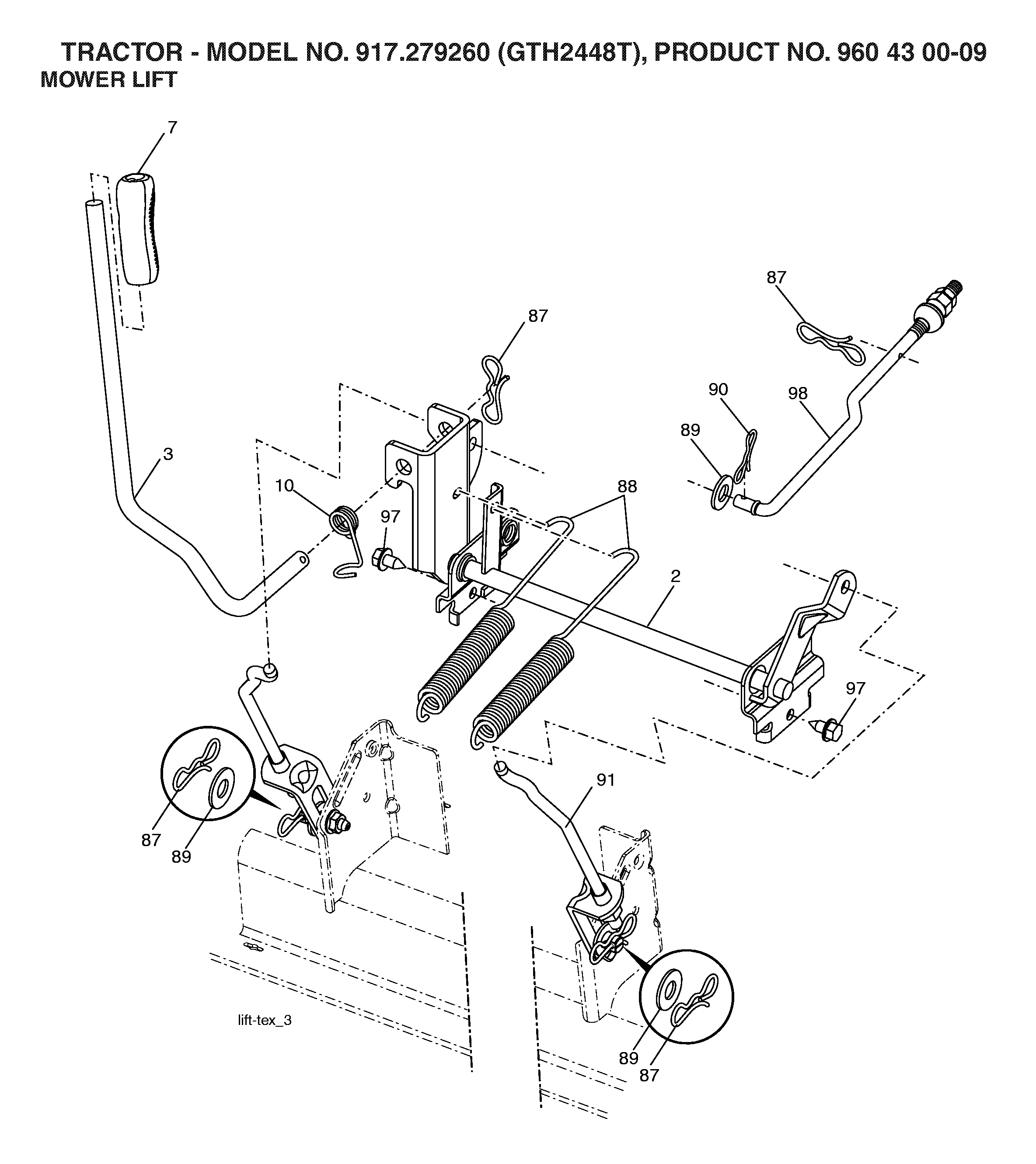 Rasenmäherlift / Decklift