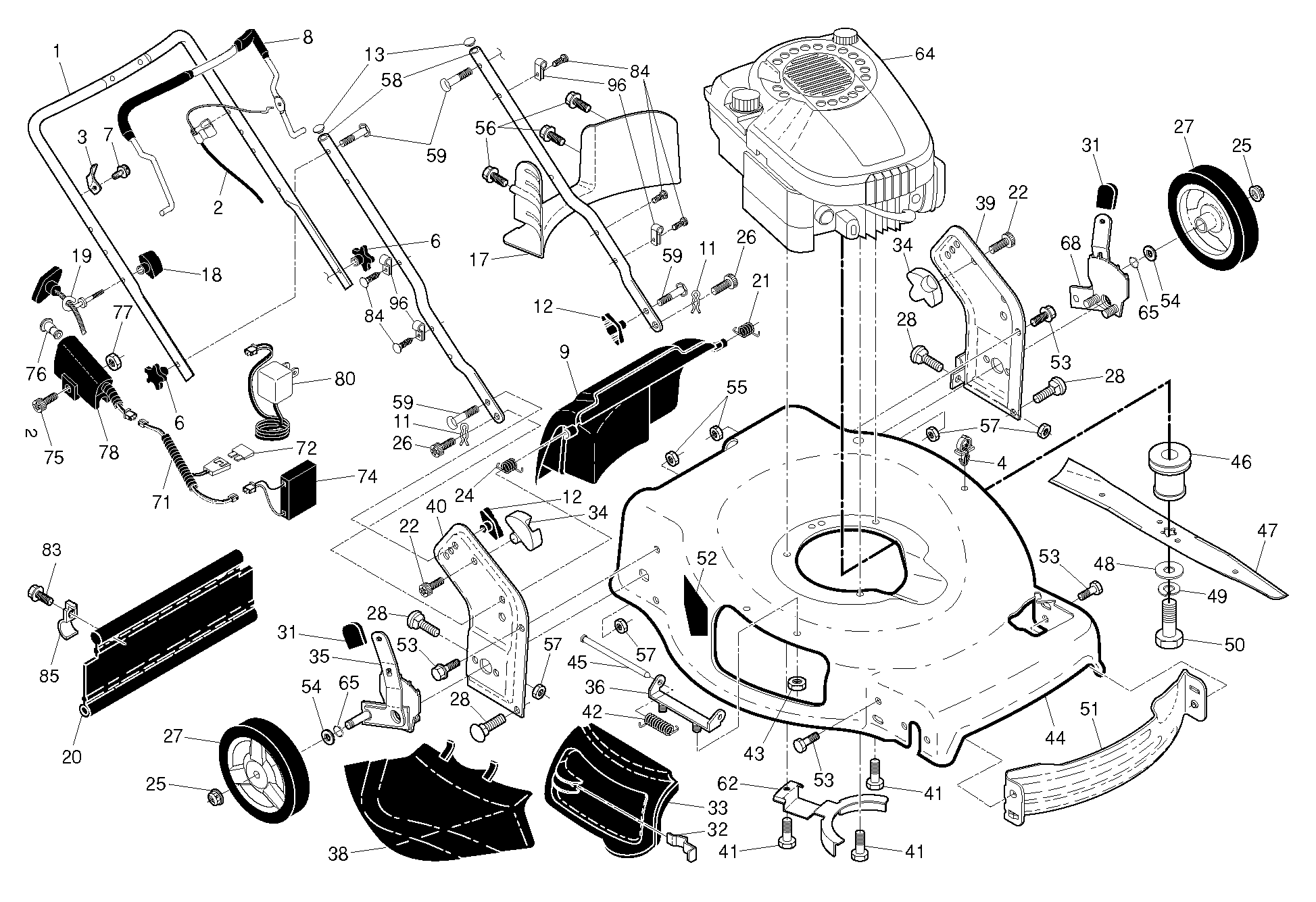 RAHMEN UND MOTOR