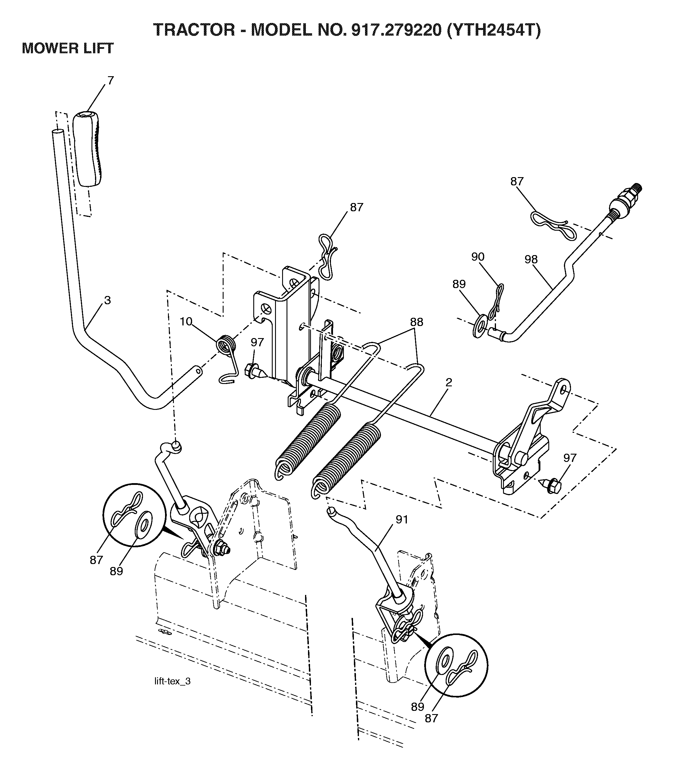 Rasenmäherlift / Decklift