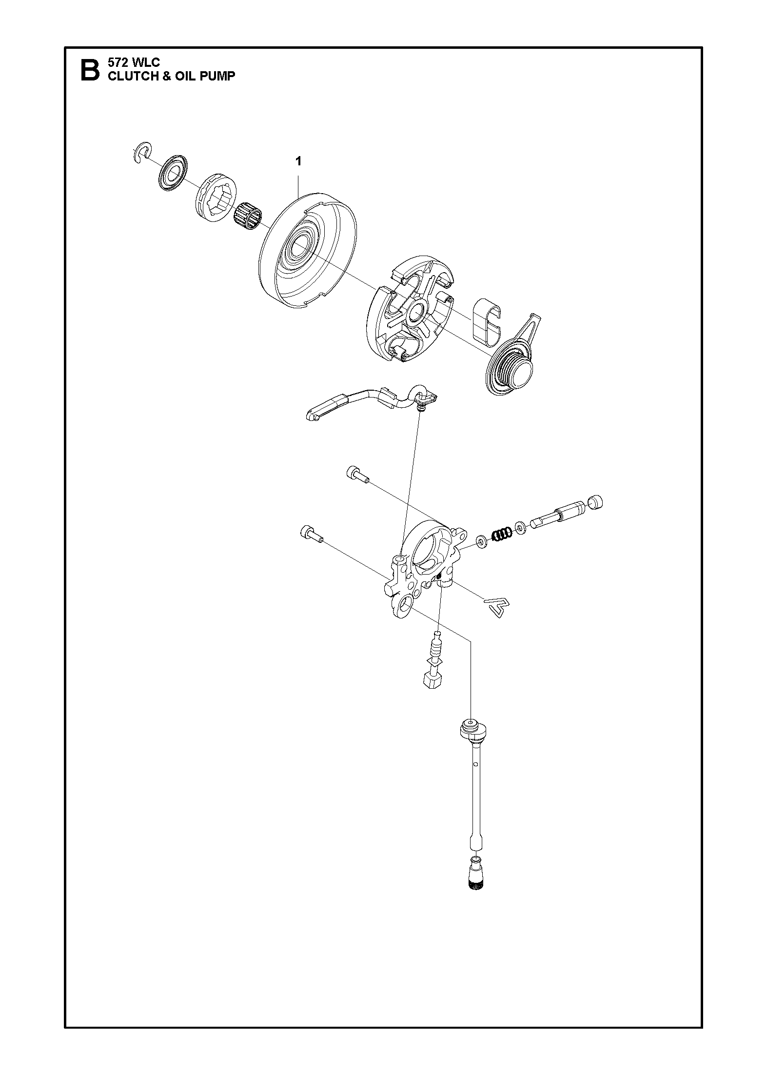 CLUTCH AND OIL PUMP