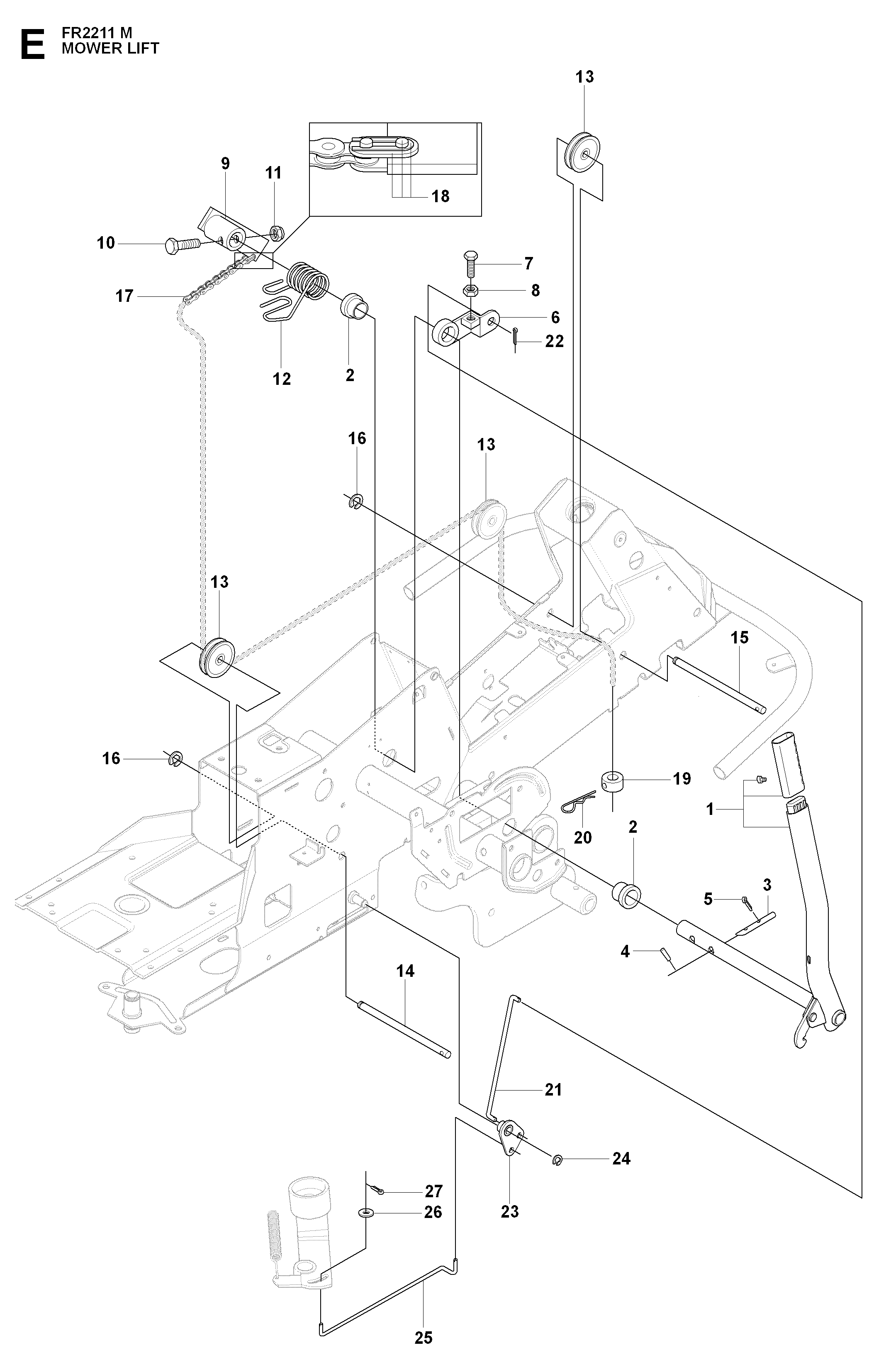 Rasenmäherlift / Decklift