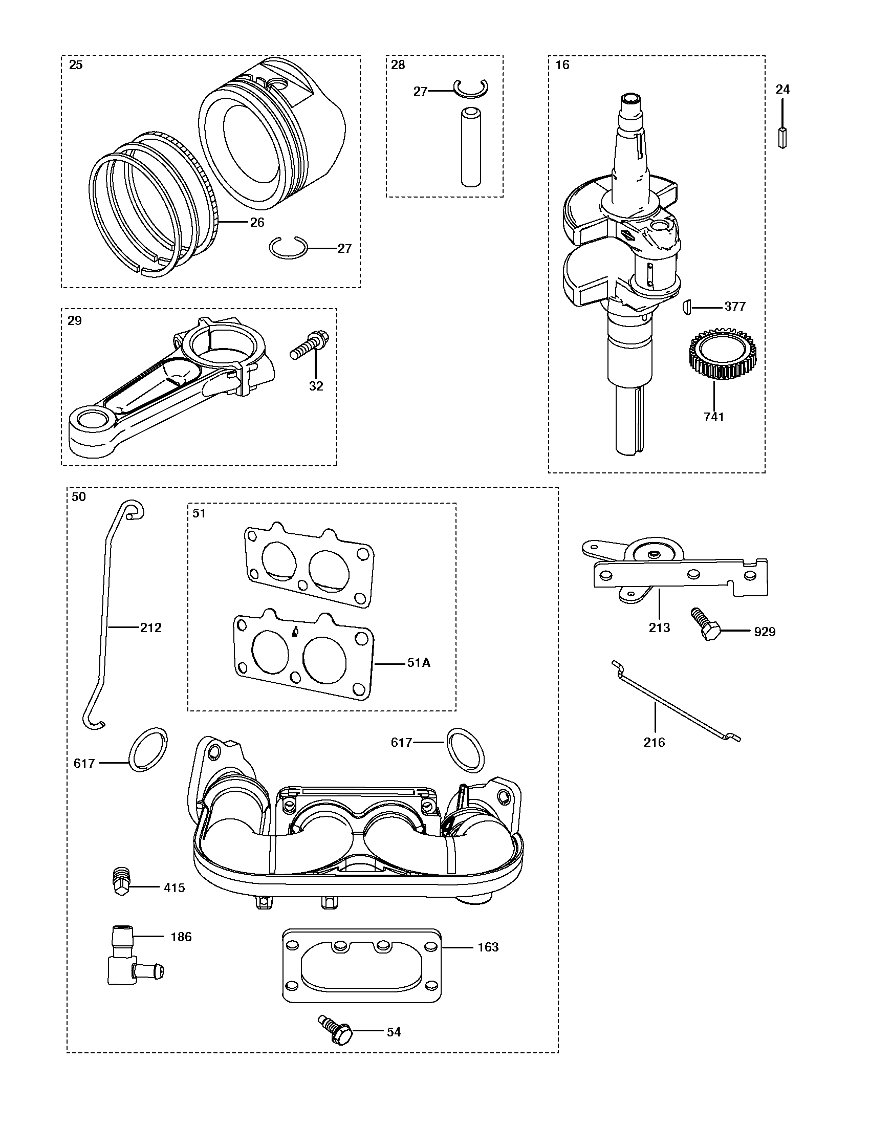 PISTON ET VILEBREQUIN