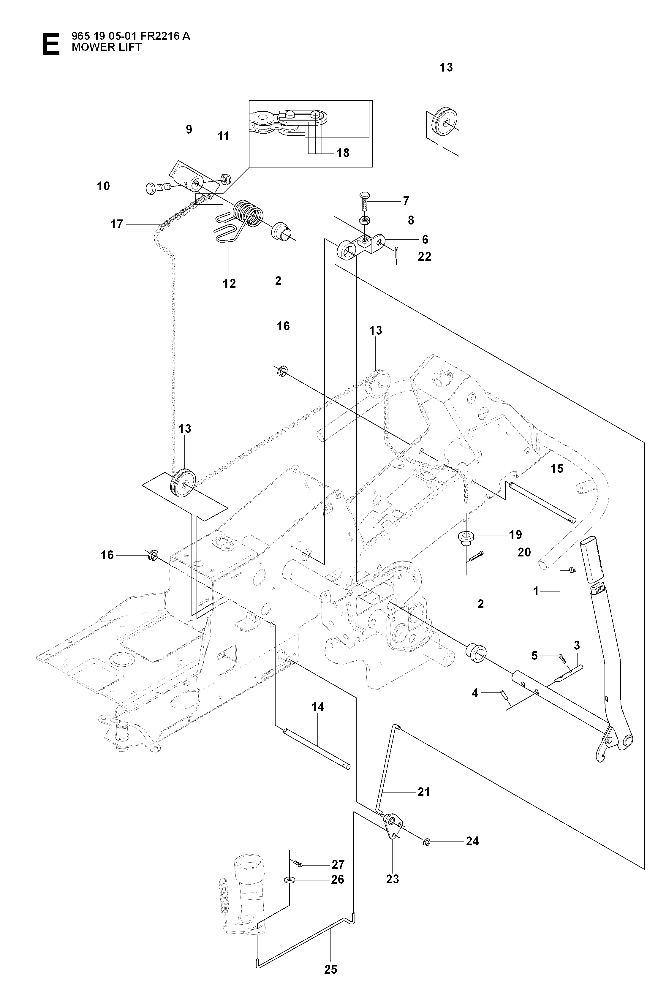 Rasenmäherlift / Decklift