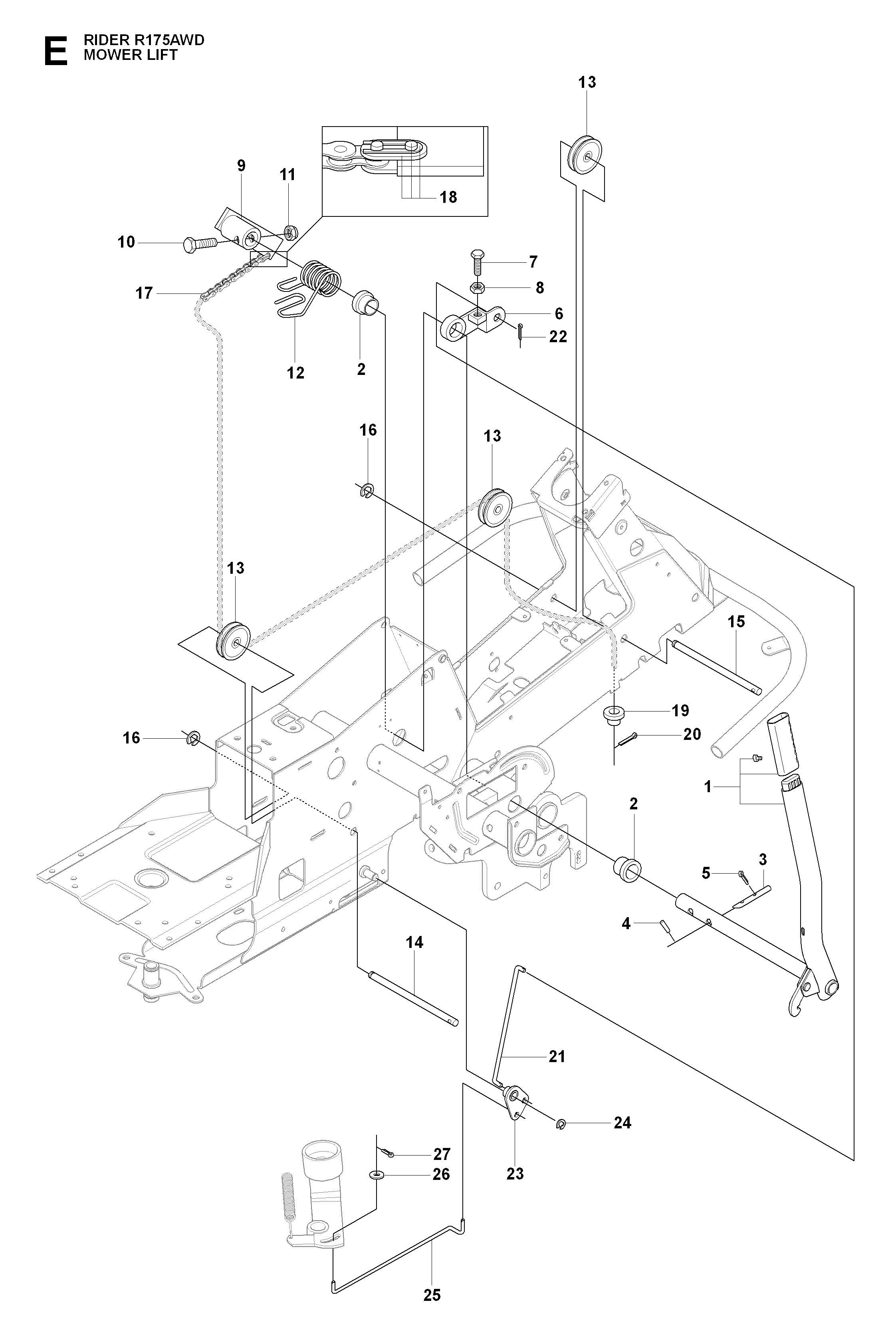 Rasenmäherlift / Decklift