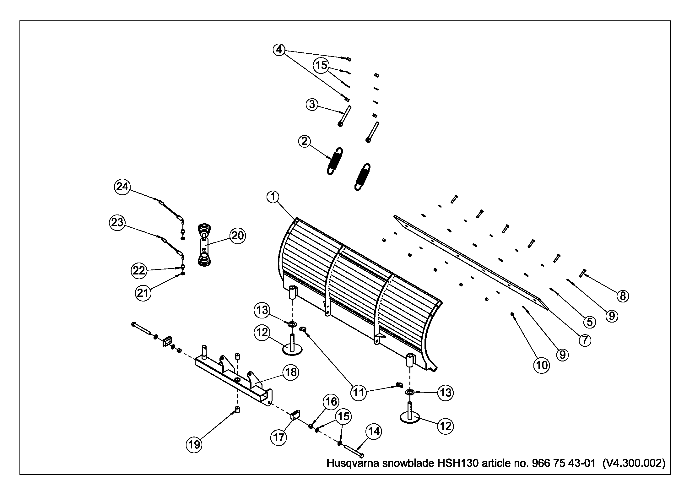 SNOWBLADE ASSEMBLY