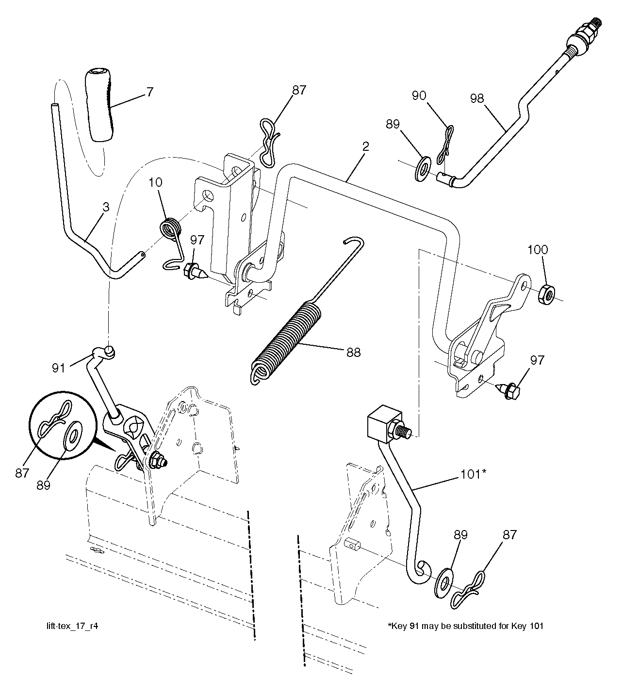 Rasenmäherlift / Decklift