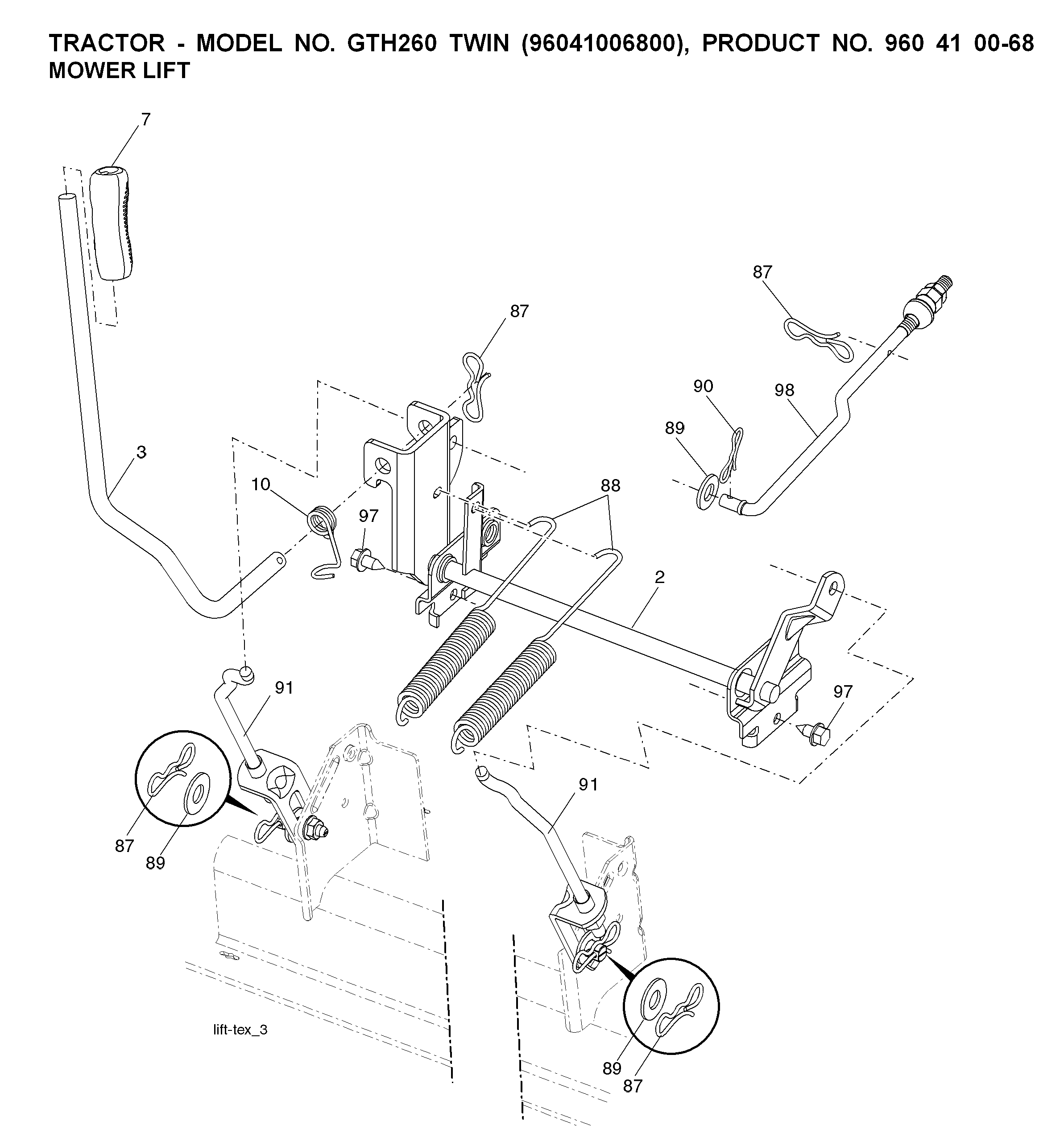 Rasenmäherlift / Decklift