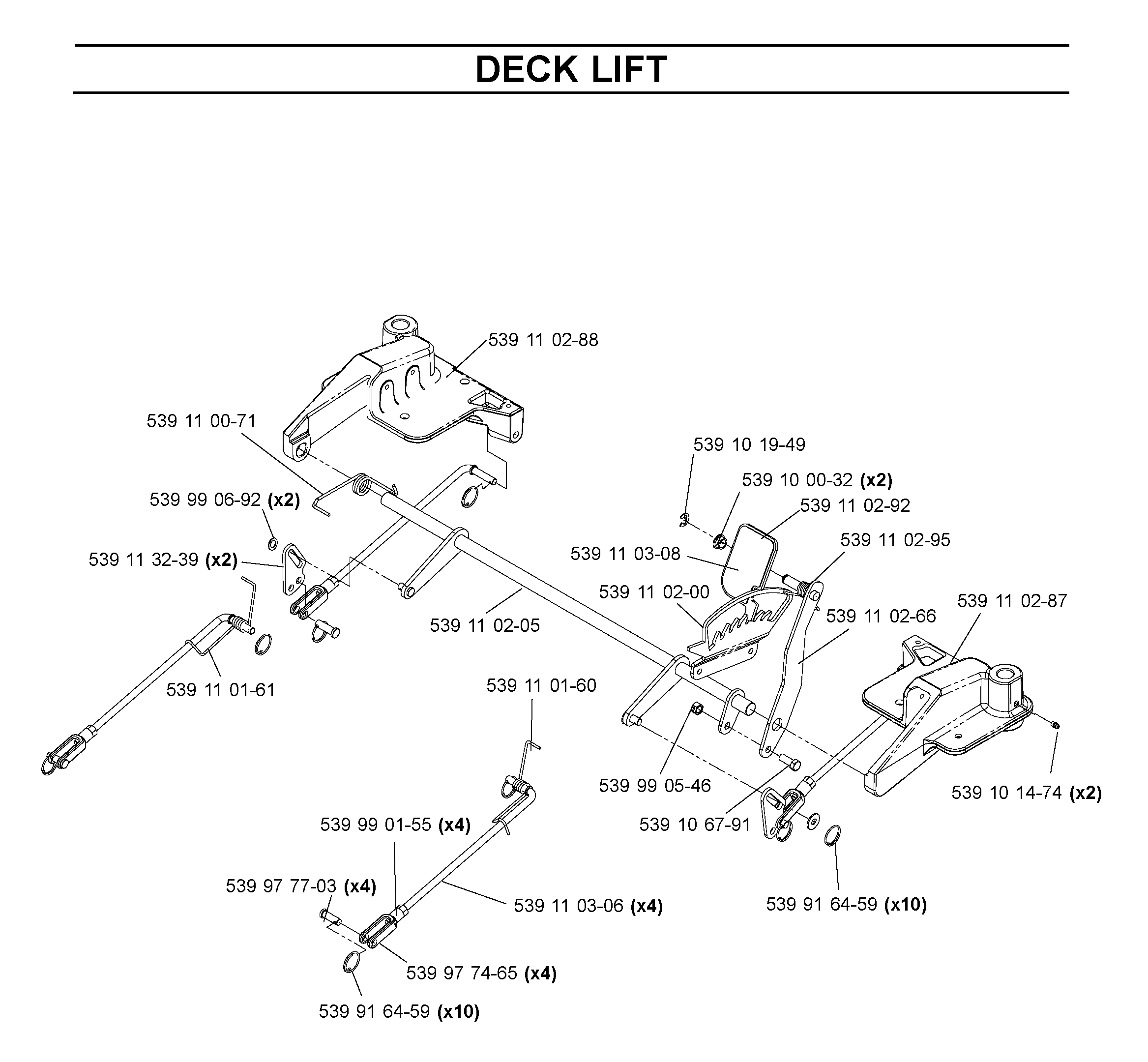Rasenmäherlift / Decklift