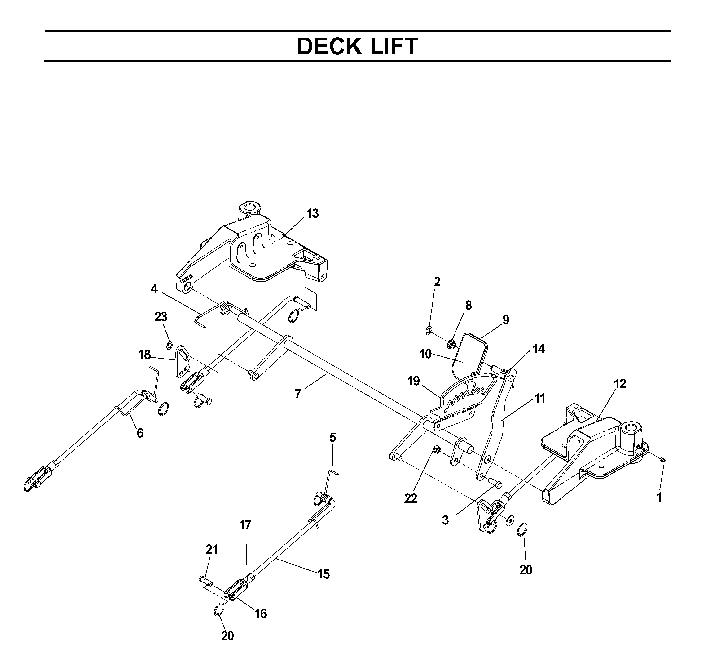 Rasenmäherlift / Decklift