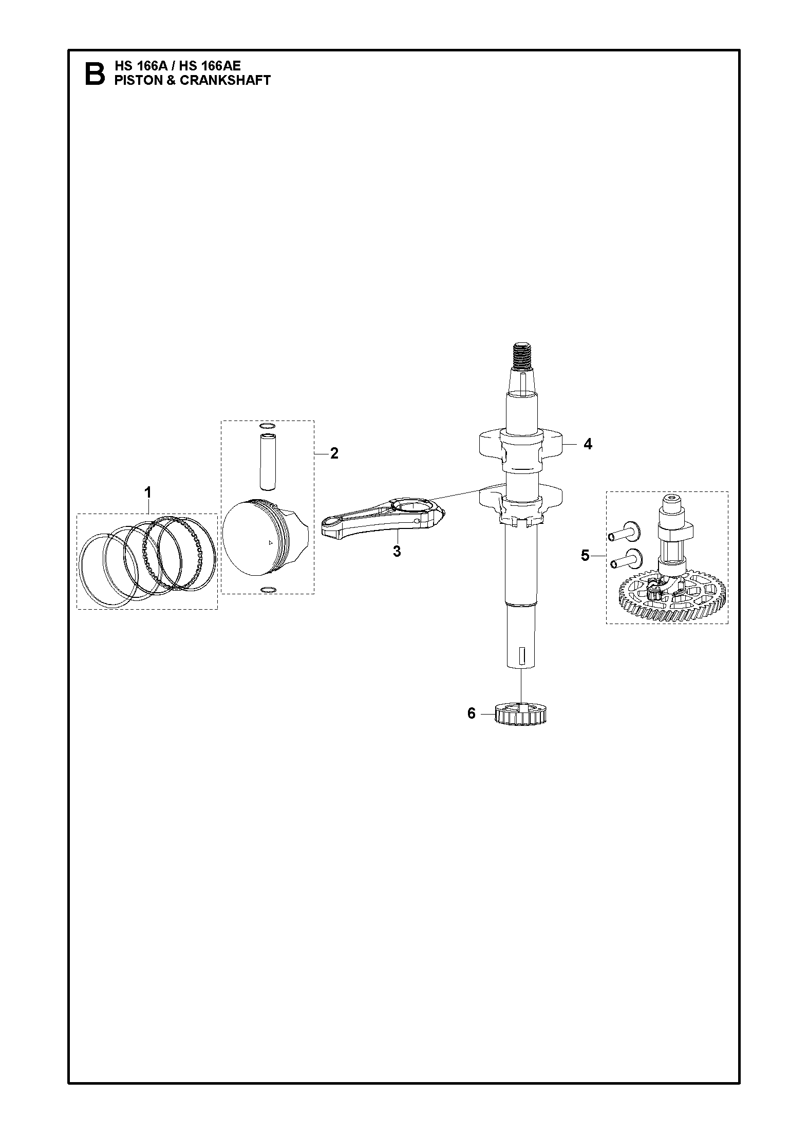 PISTON ET VILEBREQUIN