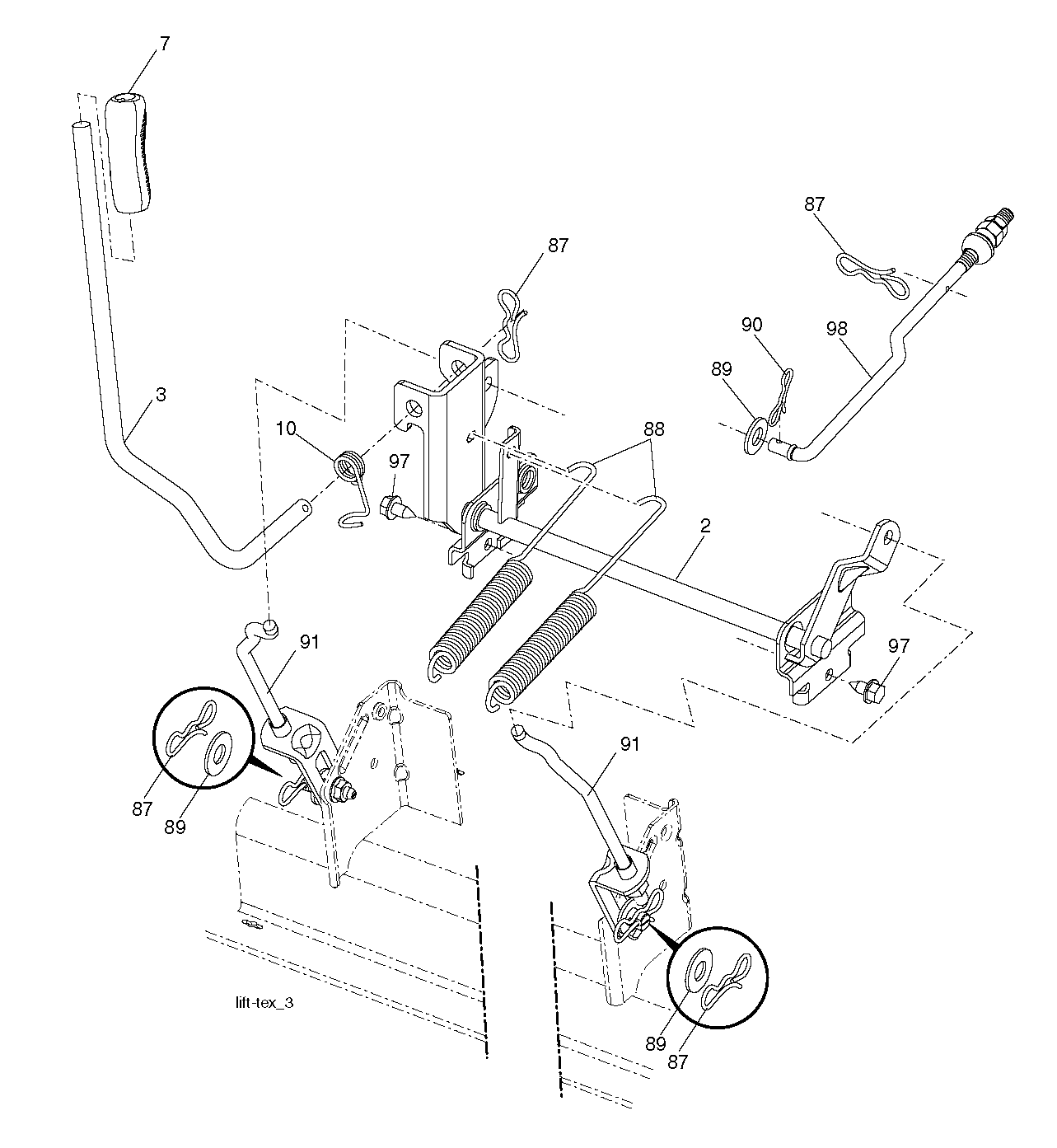 Rasenmäherlift / Decklift
