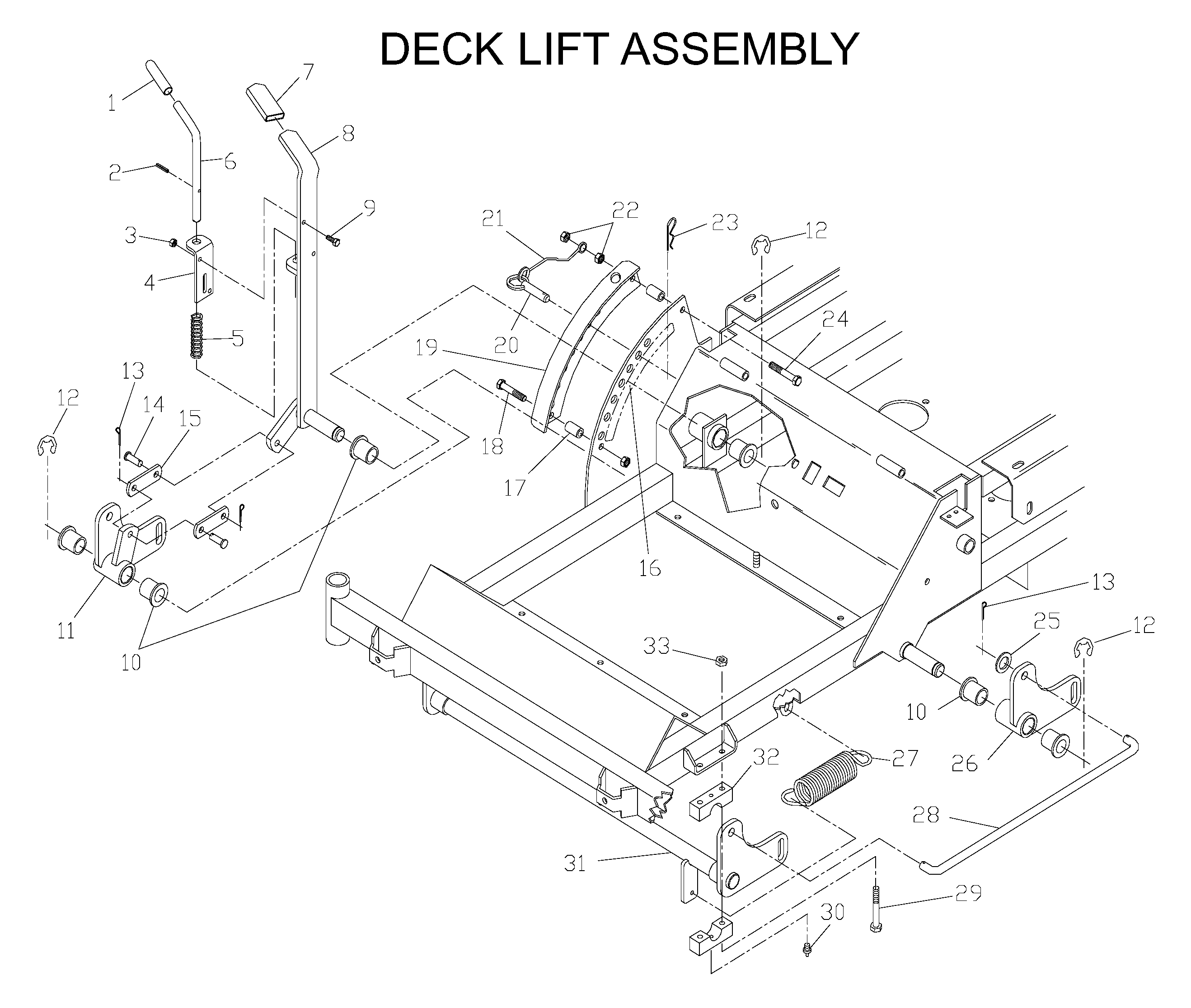 Rasenmäherlift / Decklift