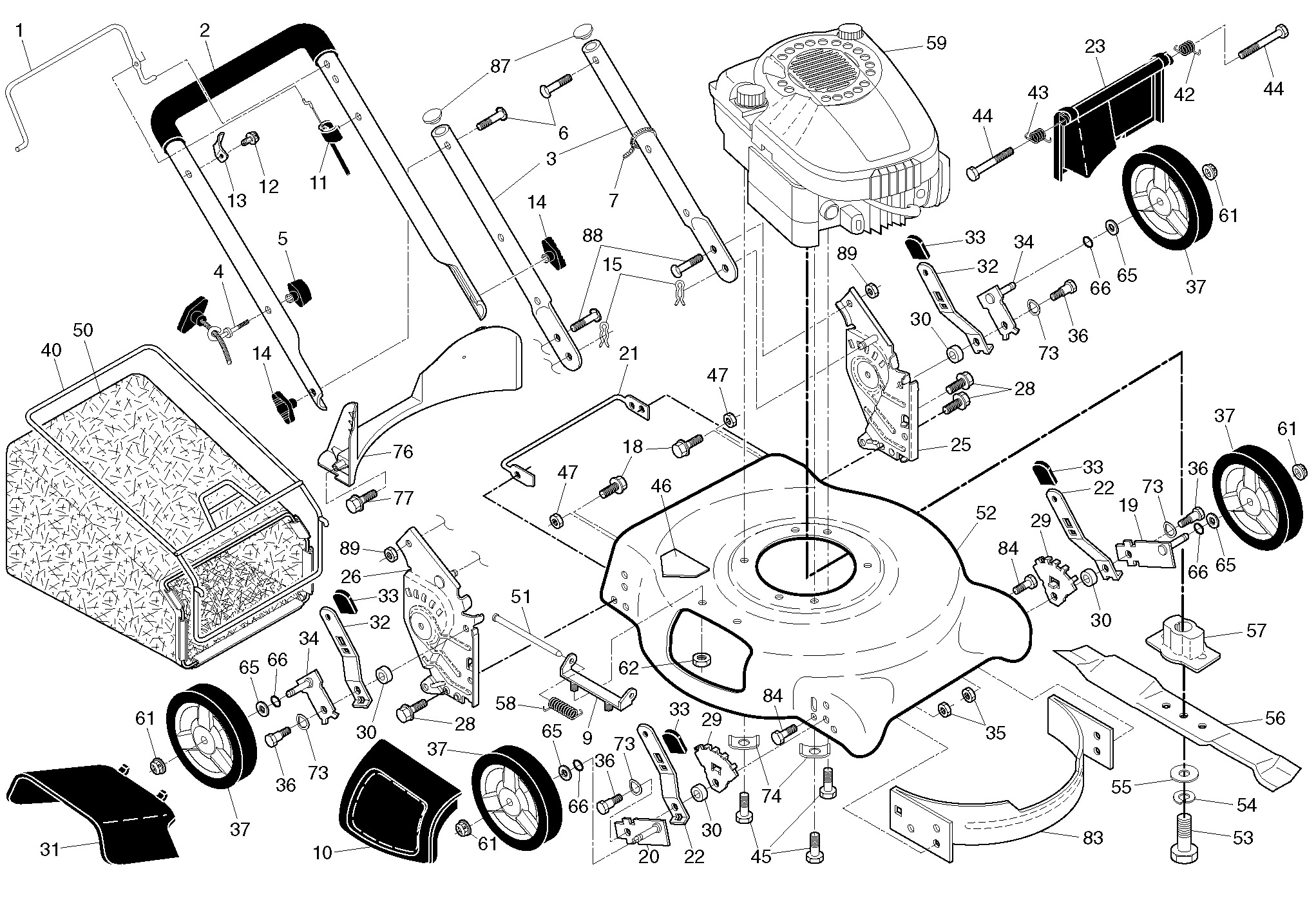 RAHMEN UND MOTOR