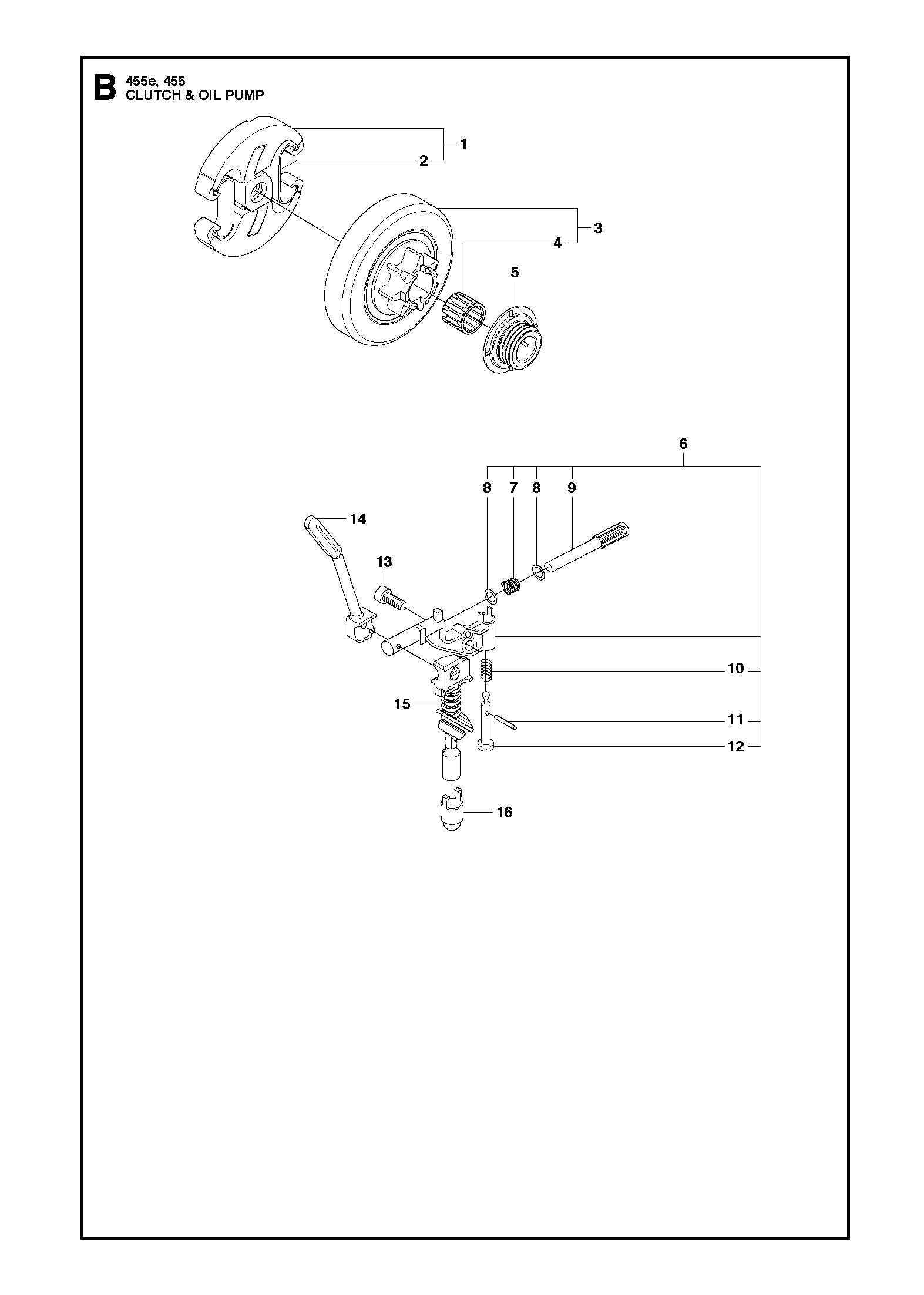 EMBRAYAGE ET POMPE À HUILE