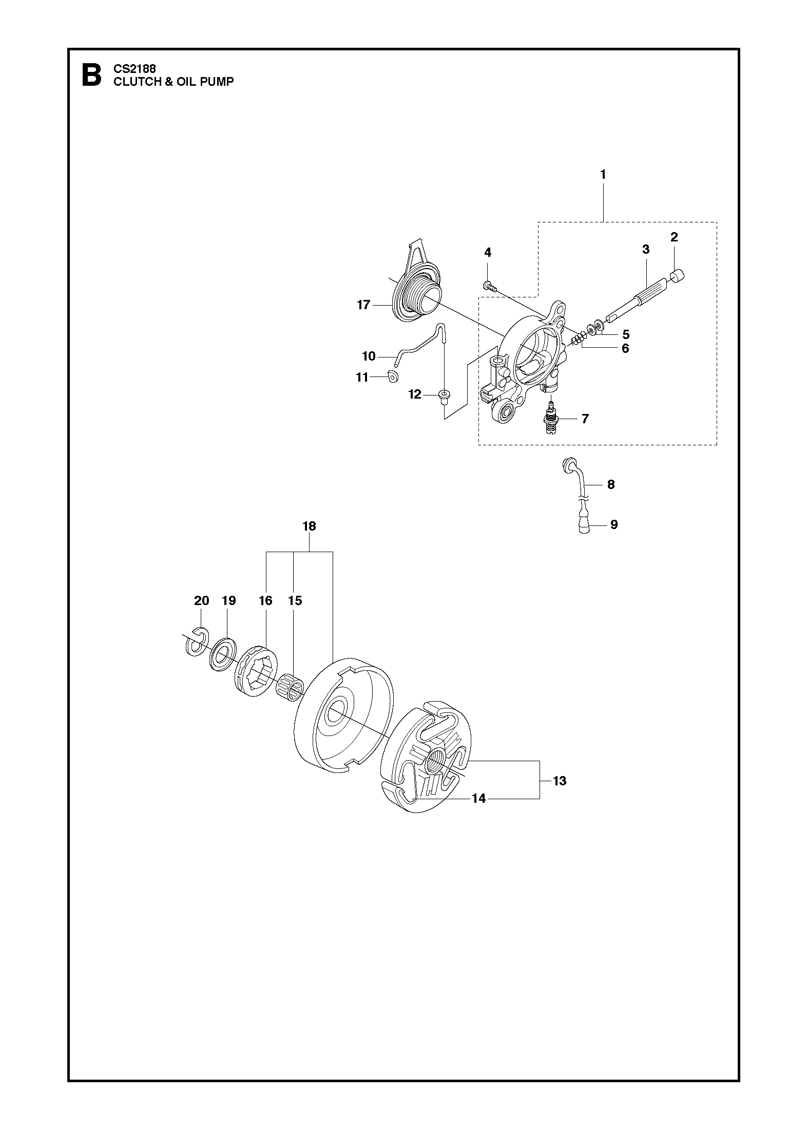 EMBRAYAGE ET POMPE À HUILE