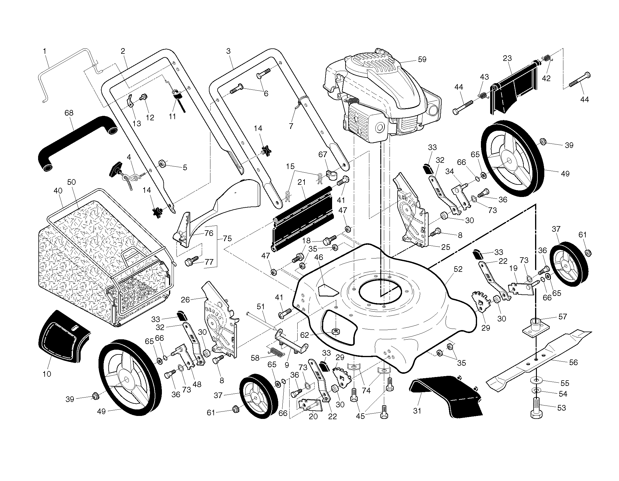 RAHMEN UND MOTOR