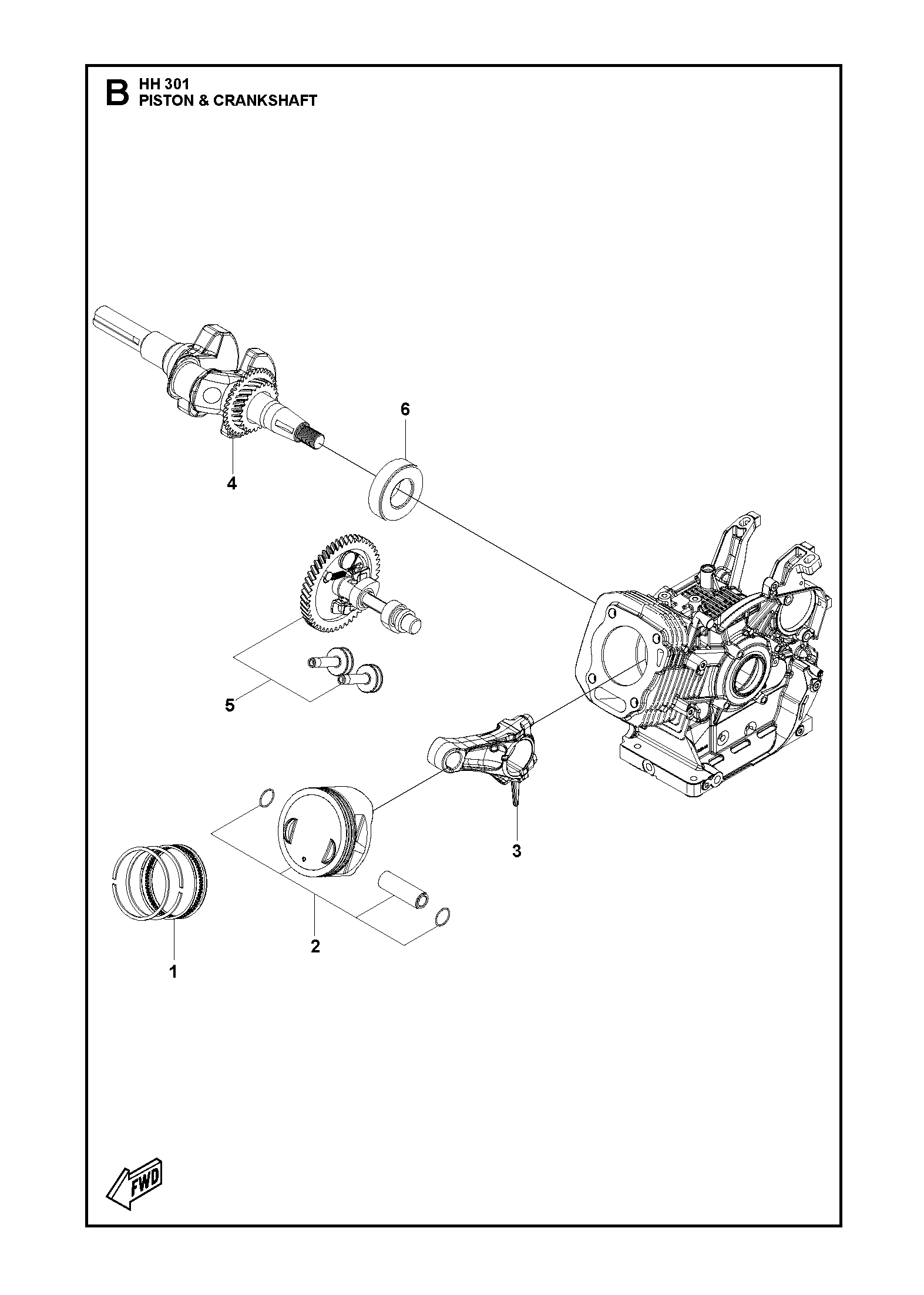 PISTON ET VILEBREQUIN