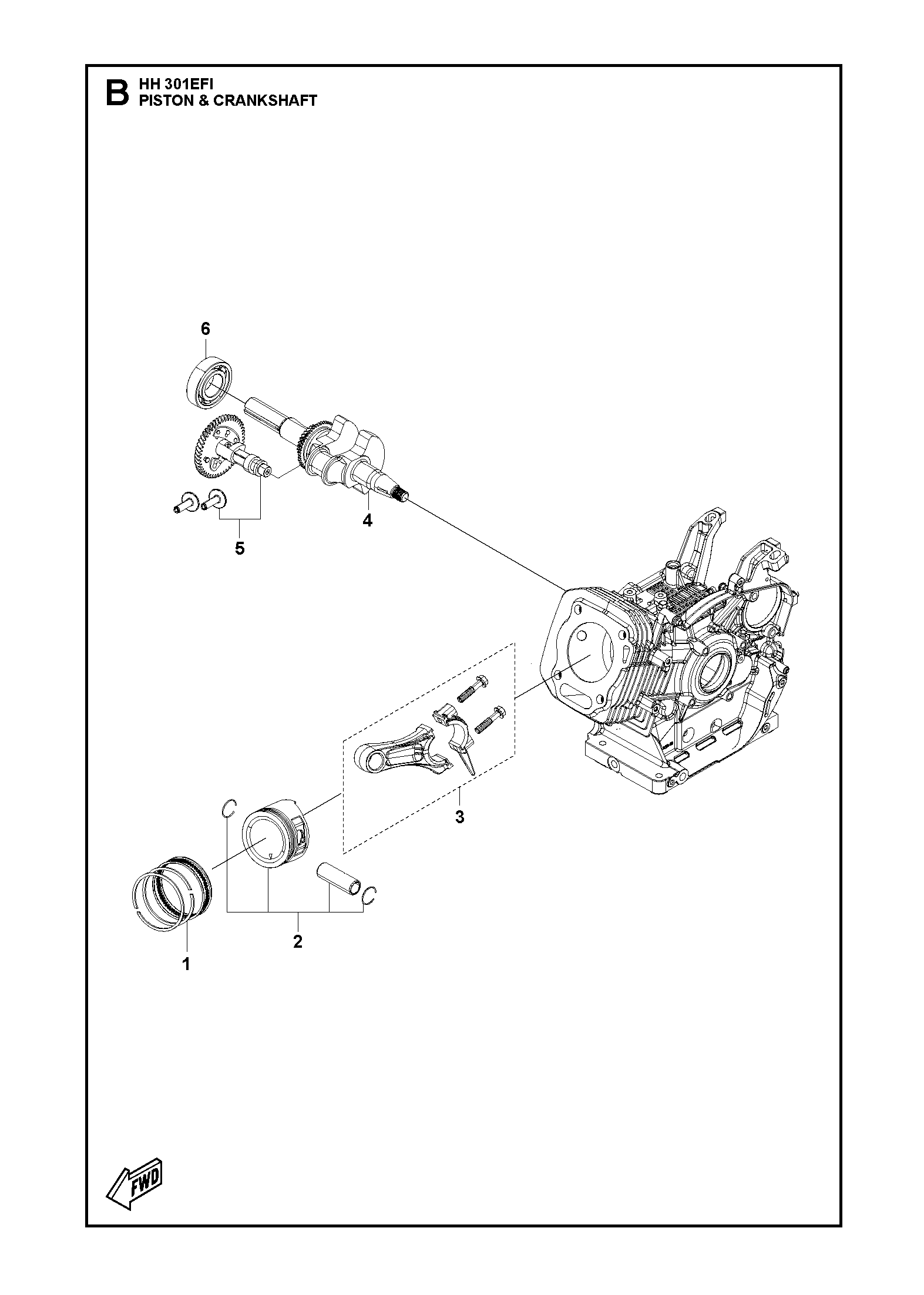 PISTON ET VILEBREQUIN