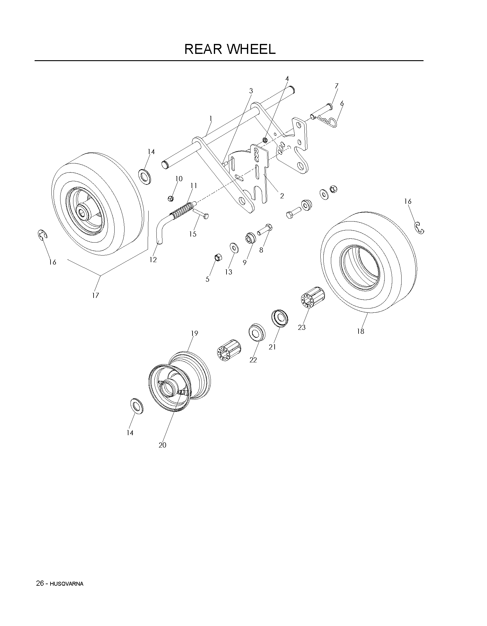 RUOTA POSTERIORE