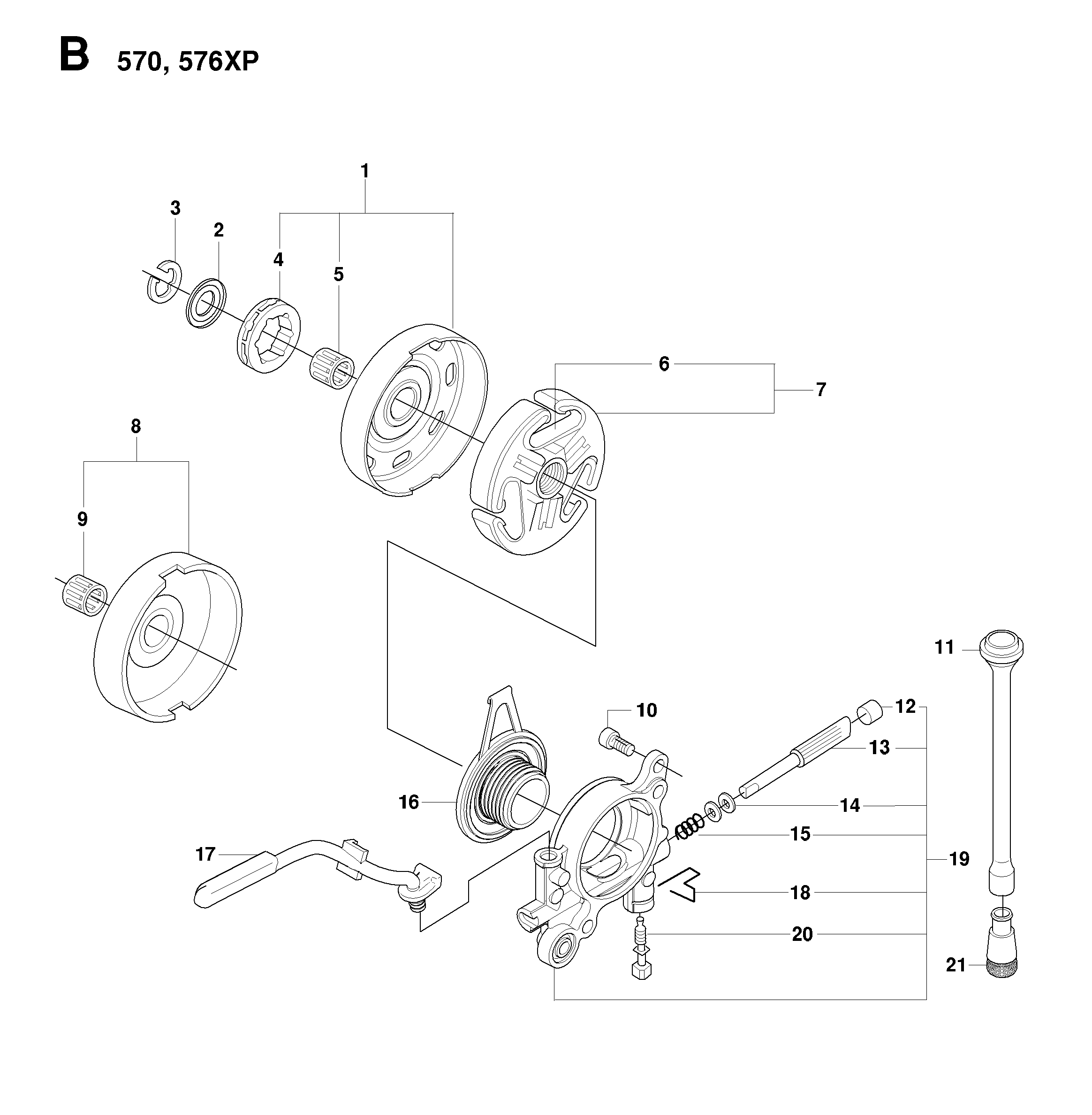 EMBRAYAGE ET POMPE À HUILE