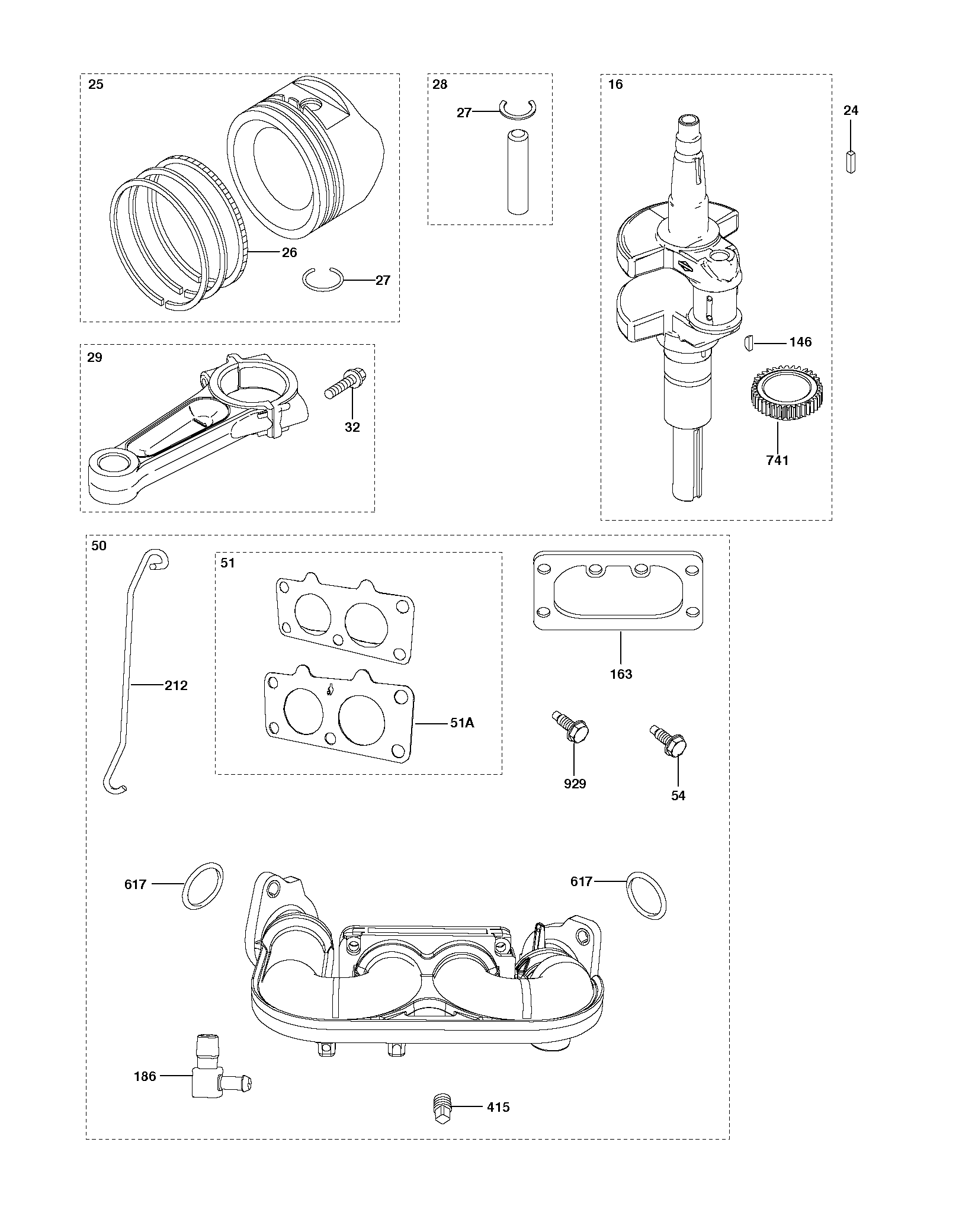 PISTON ET VILEBREQUIN