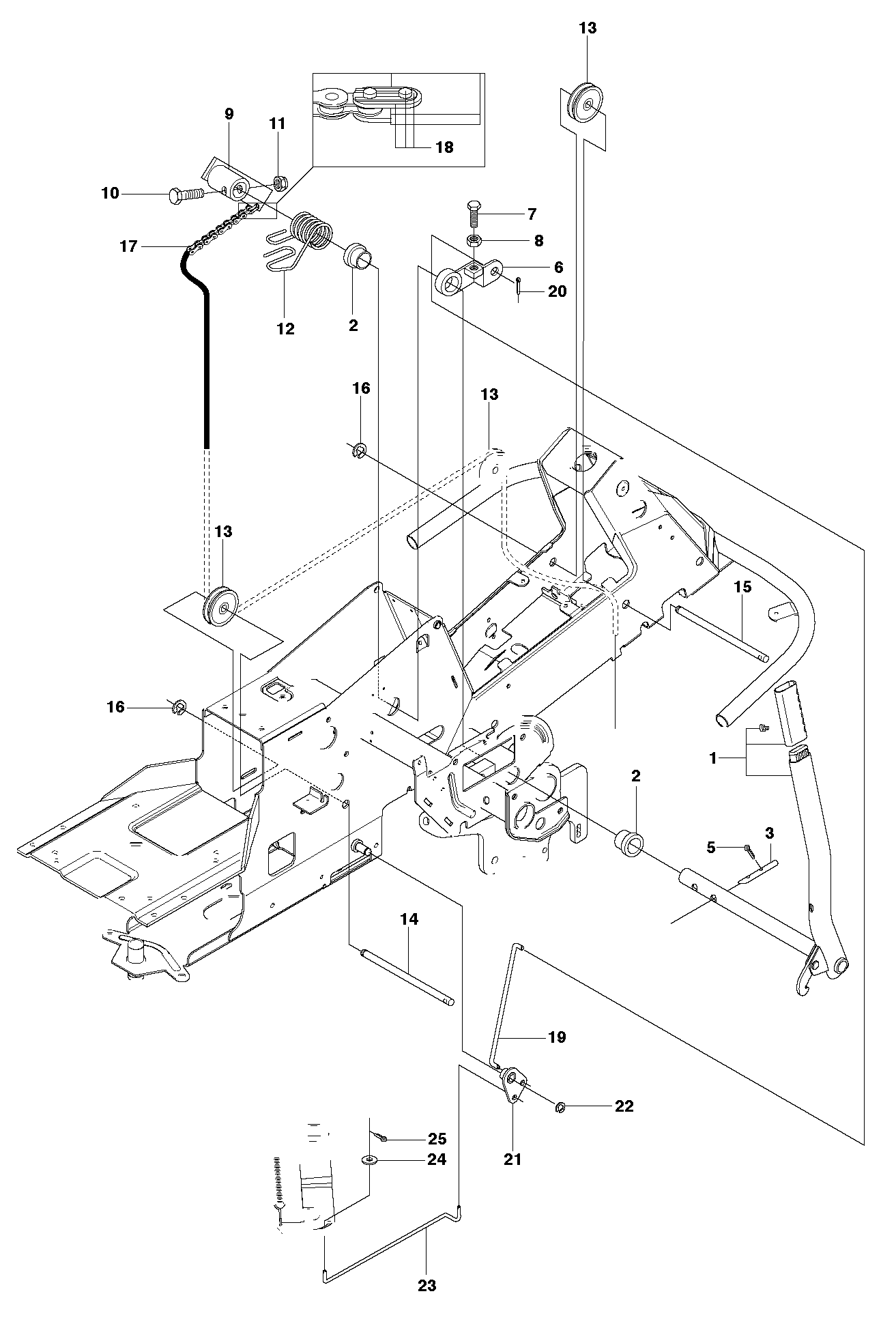 Rasenmäherlift / Decklift