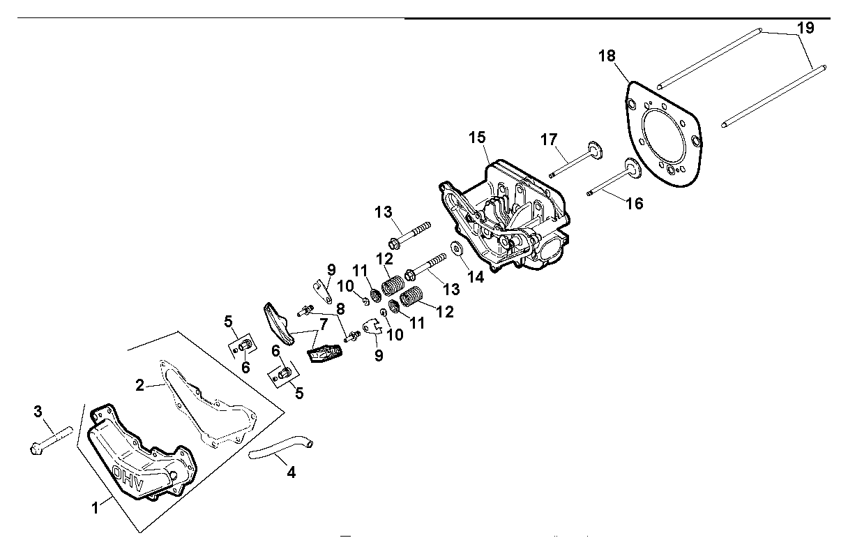 CYLINDER HEAD, VALVE, BREATHER